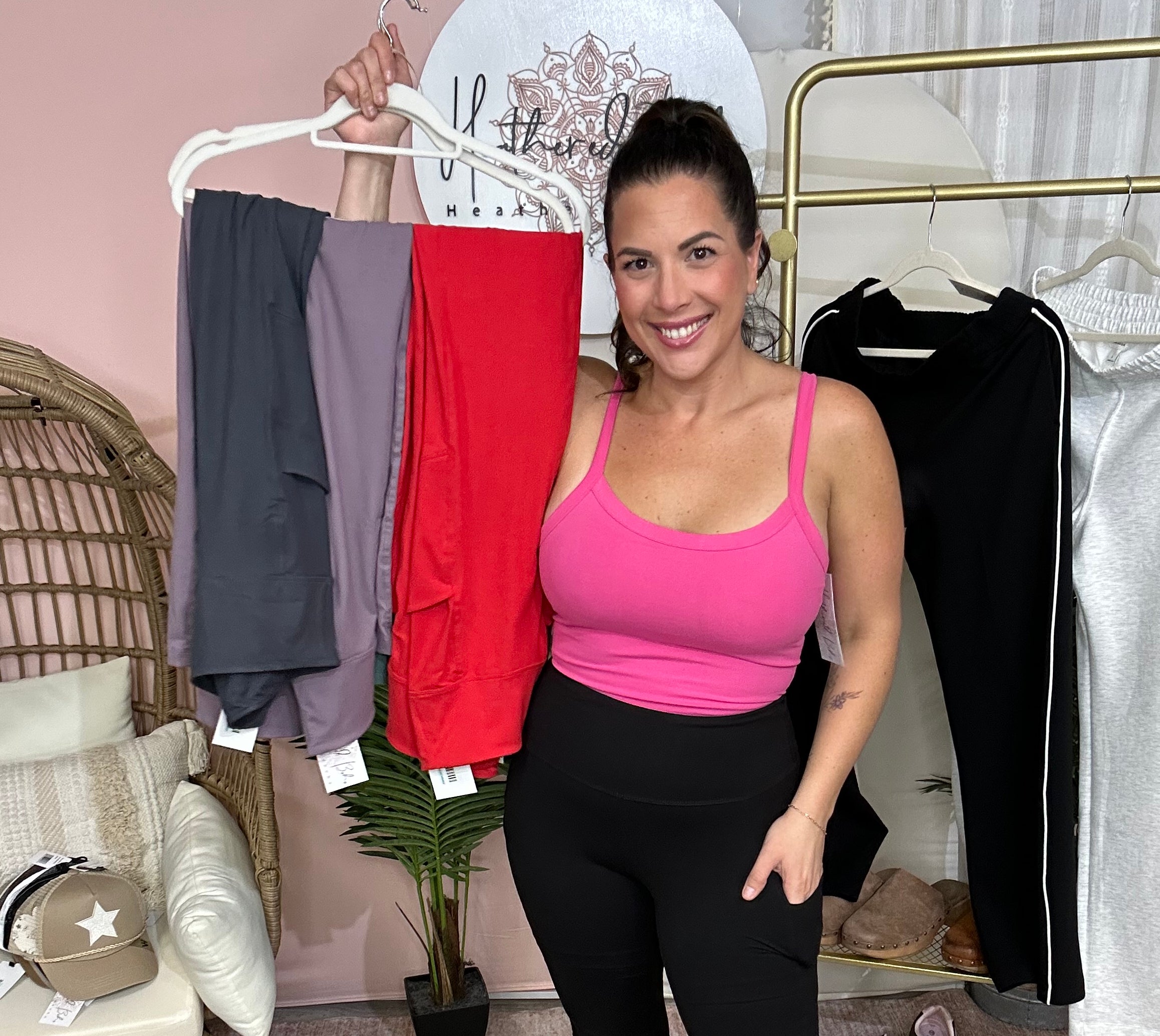 Always on the Move Flare Leggings-180 LEGGINGS-Rae Mode-Heathered Boho Boutique, Women's Fashion and Accessories in Palmetto, FL