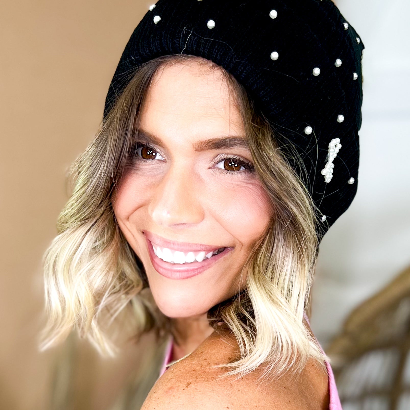 The Bow Sweet Beanie-340 OTHER ACCESSORIES-ZENANA-Heathered Boho Boutique, Women's Fashion and Accessories in Palmetto, FL