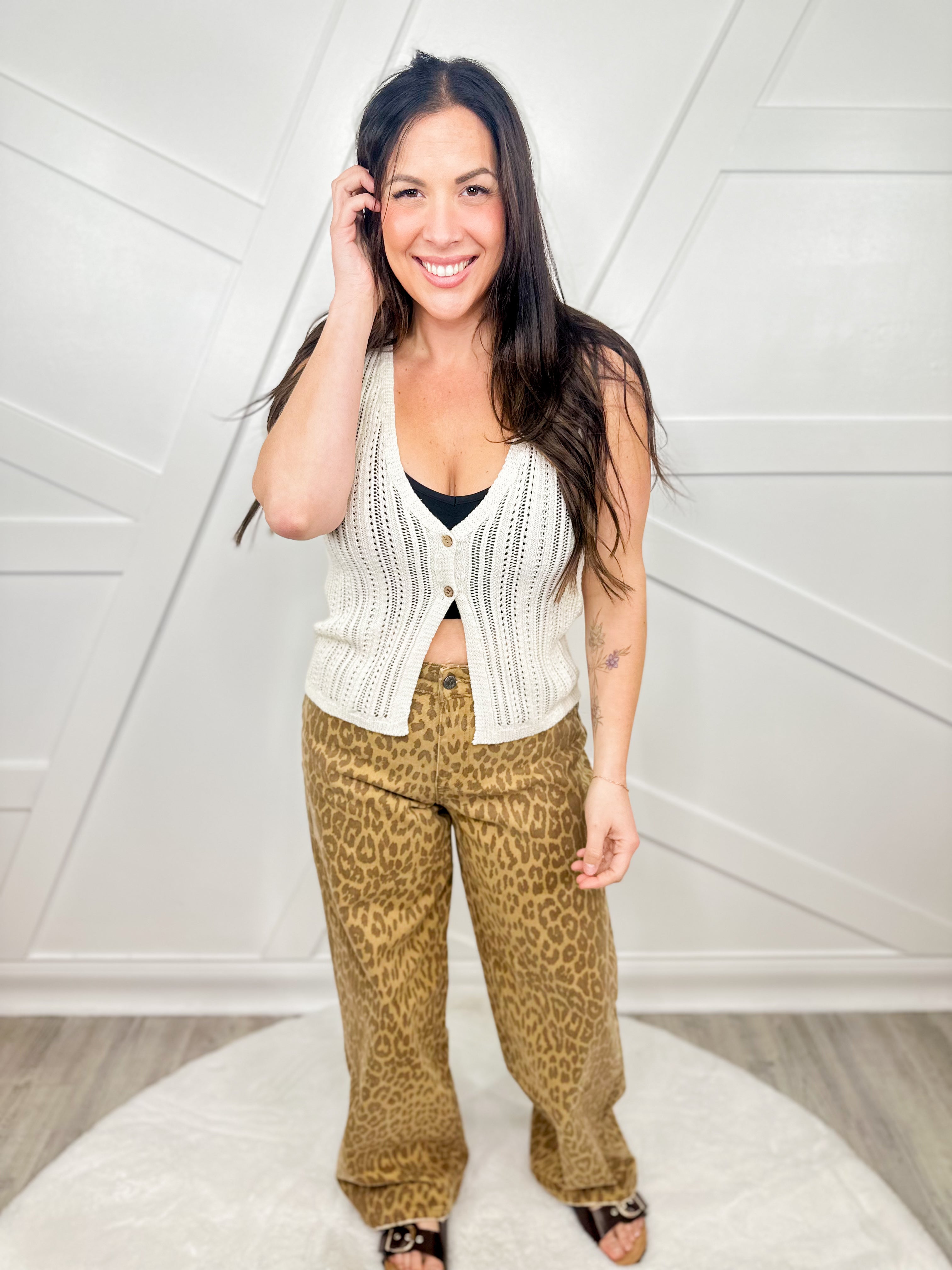 Wild Ride Straight Leg Pants-190 Jeans-Bayeas-Heathered Boho Boutique, Women's Fashion and Accessories in Palmetto, FL