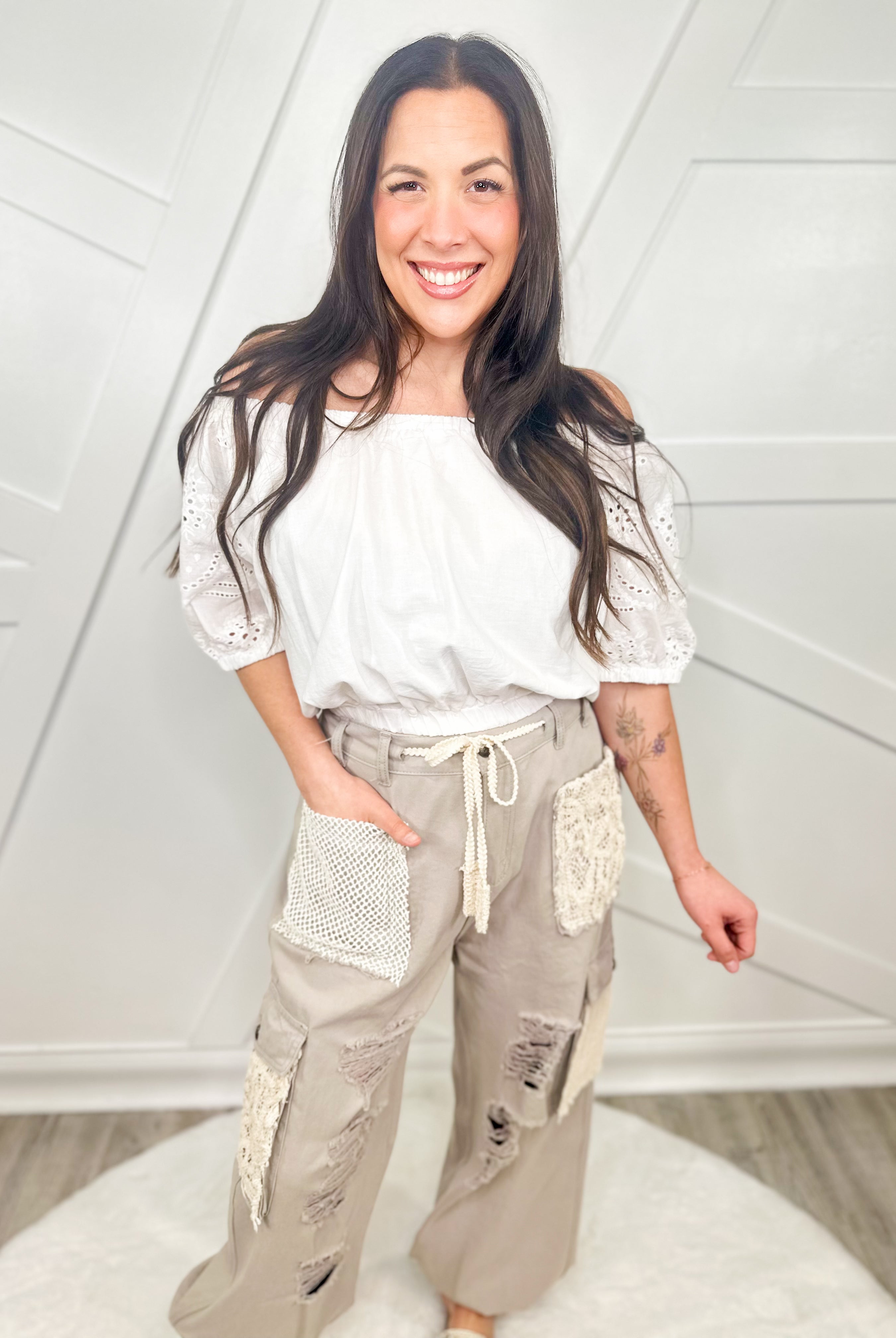 A Million Little Things Joggers - Cement (XS- 2X)-150 PANTS-Pol-Heathered Boho Boutique, Women's Fashion and Accessories in Palmetto, FL