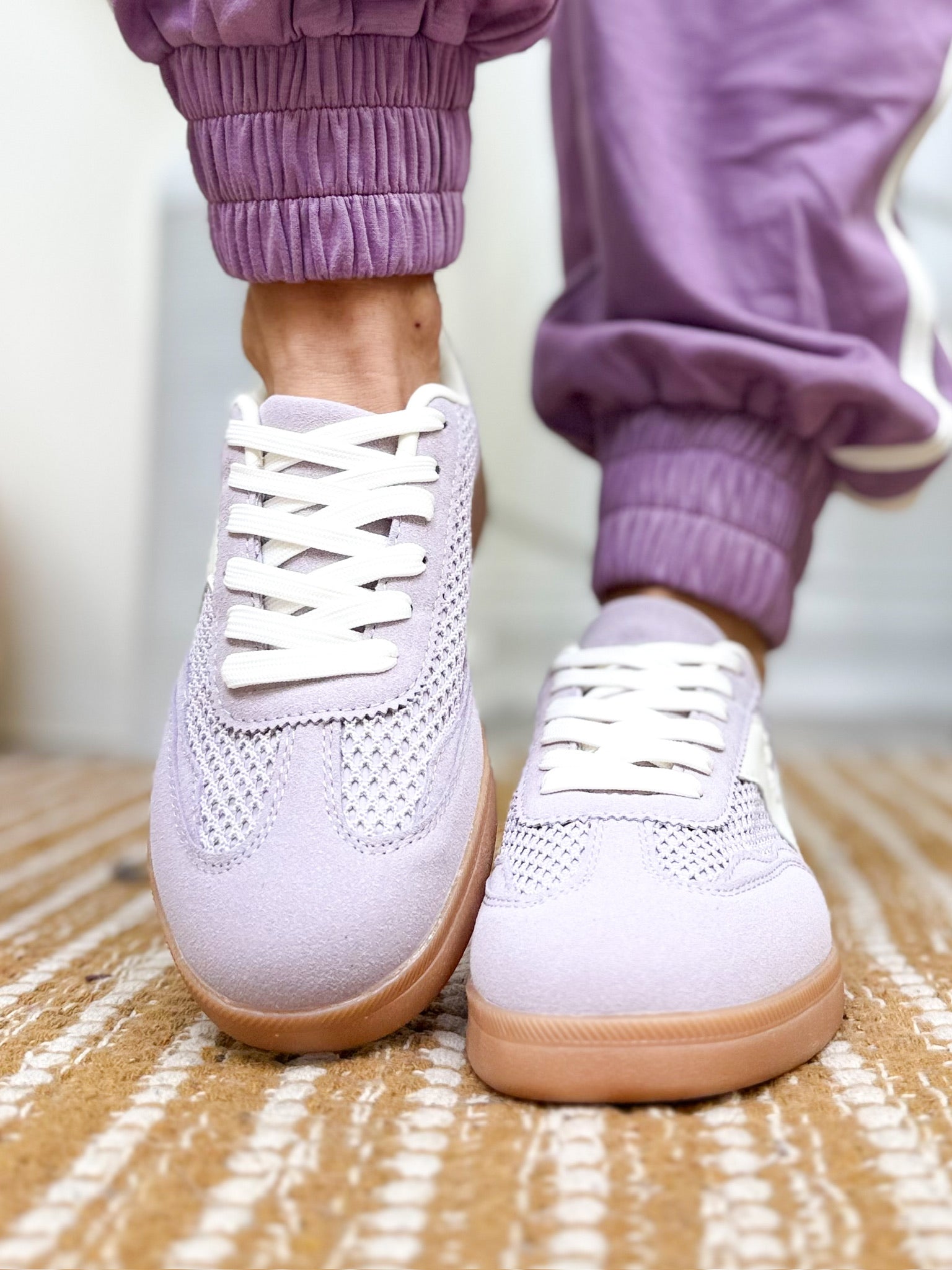 Modern Woman Sneakers - Purple White-350 SHOES-Forever Link-Heathered Boho Boutique, Women's Fashion and Accessories in Palmetto, FL