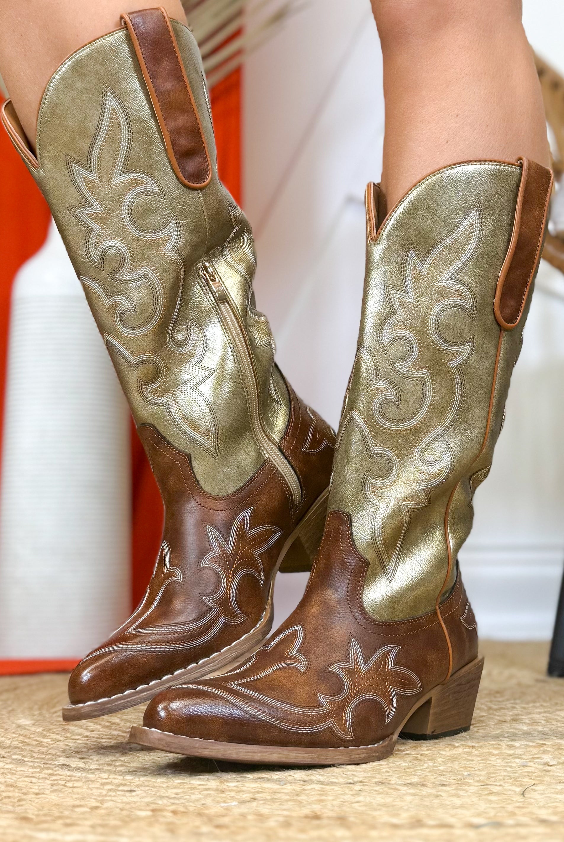 Saddle Up Boots - Whiskey Comb-350 SHOES-Pierre Dumas-Heathered Boho Boutique, Women's Fashion and Accessories in Palmetto, FL