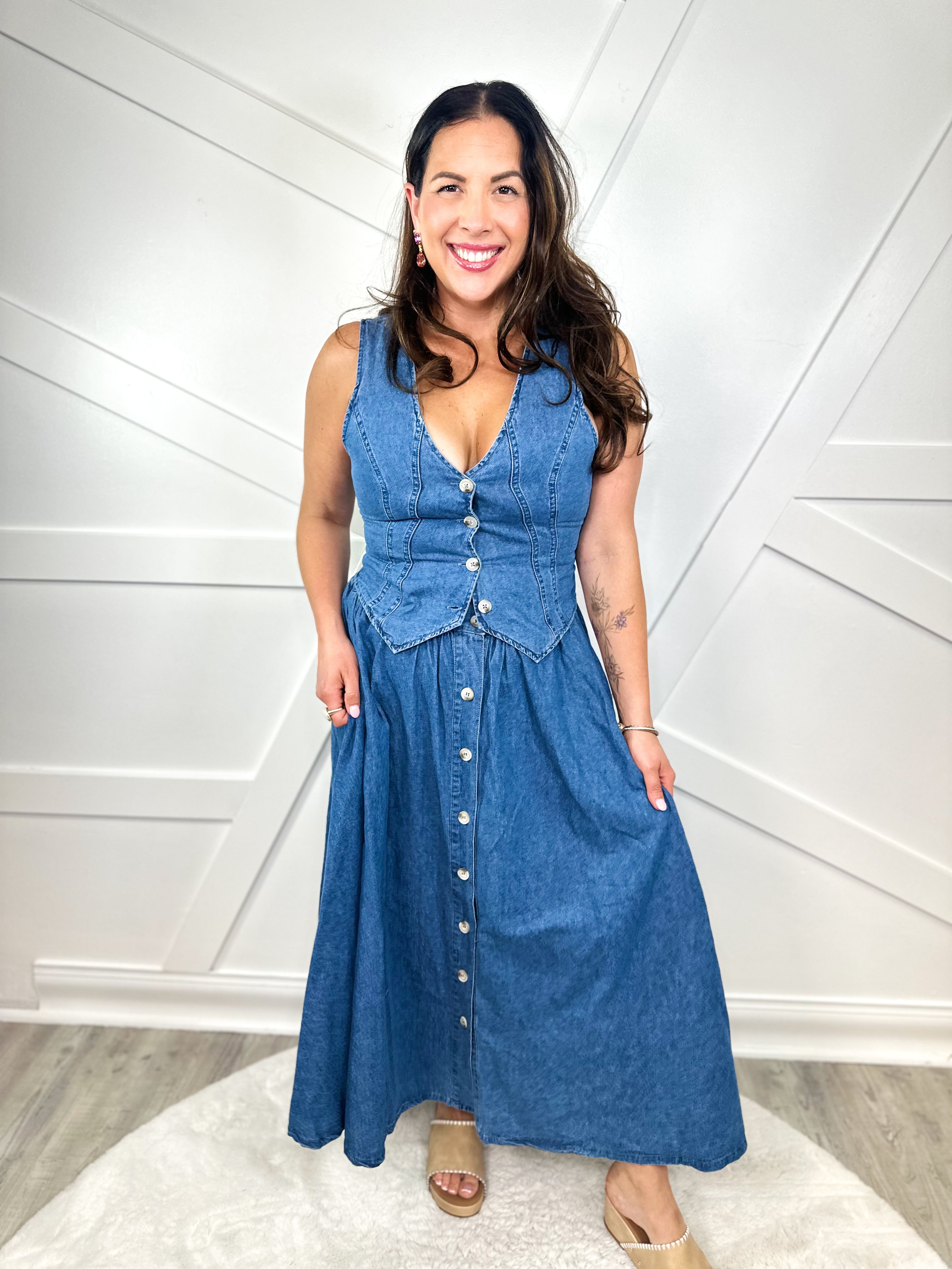 Wild One Vest-220 Cardigans/ Kimonos-White Birch-Heathered Boho Boutique, Women's Fashion and Accessories in Palmetto, FL