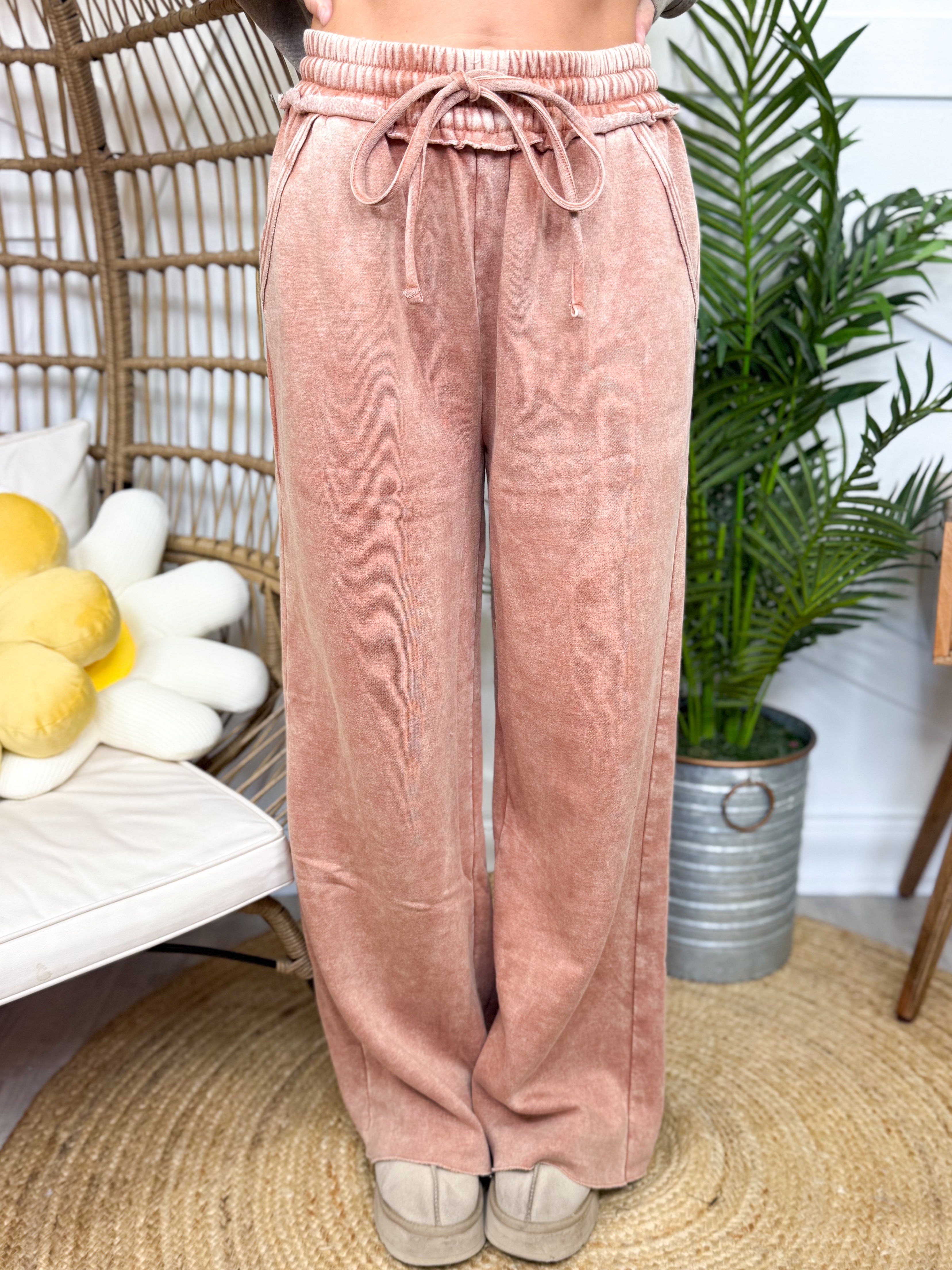 Restock: Picked Just For You Pants-150 PANTS-ZENANA-Heathered Boho Boutique, Women's Fashion and Accessories in Palmetto, FL
