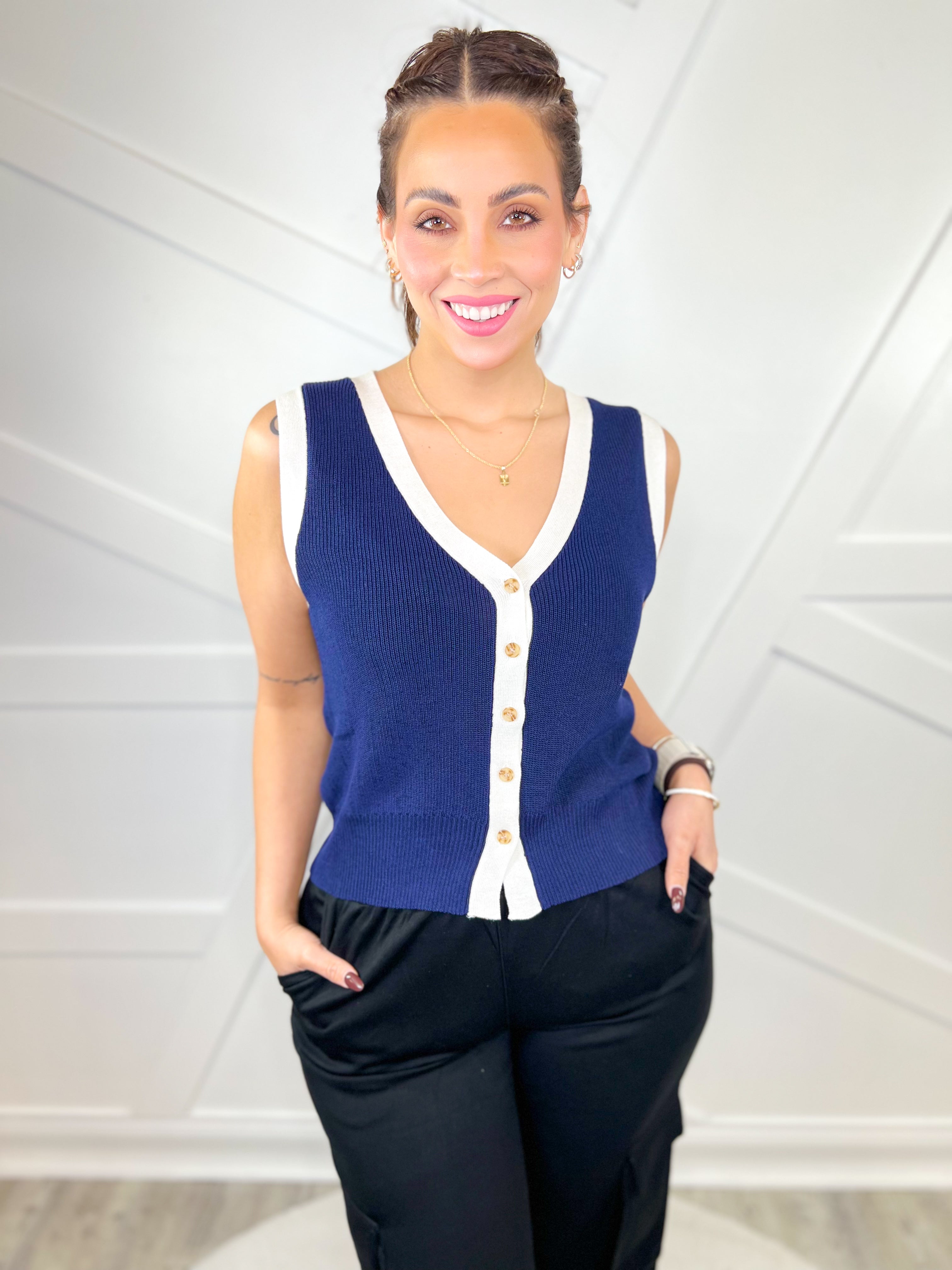 Boss Lady Vest-220 Cardigans/ Kimonos-White Birch-Heathered Boho Boutique, Women's Fashion and Accessories in Palmetto, FL