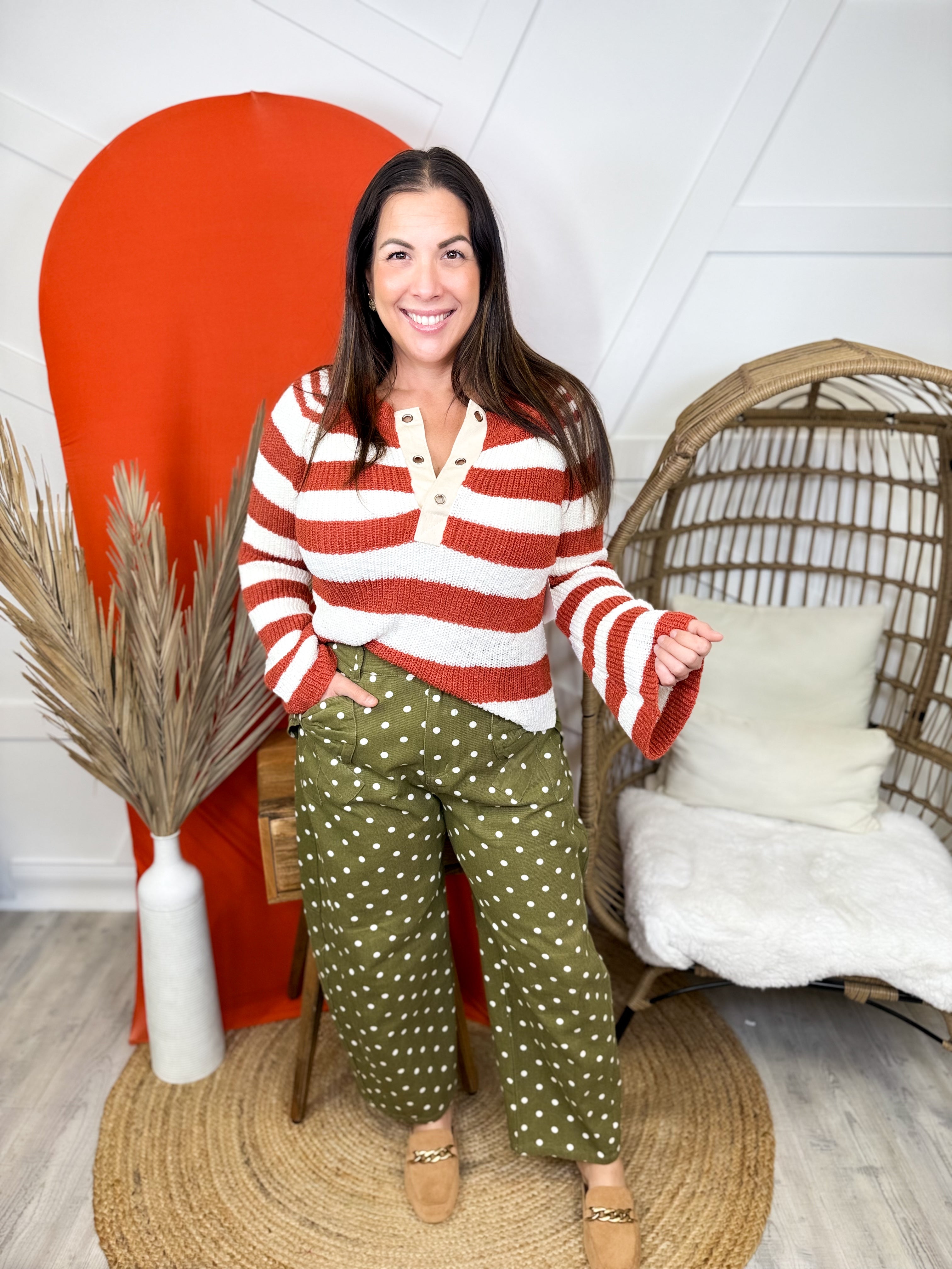 Stick to the Pattern Sweater-125 SWEATER-SEW IN LOVE-Heathered Boho Boutique, Women's Fashion and Accessories in Palmetto, FL