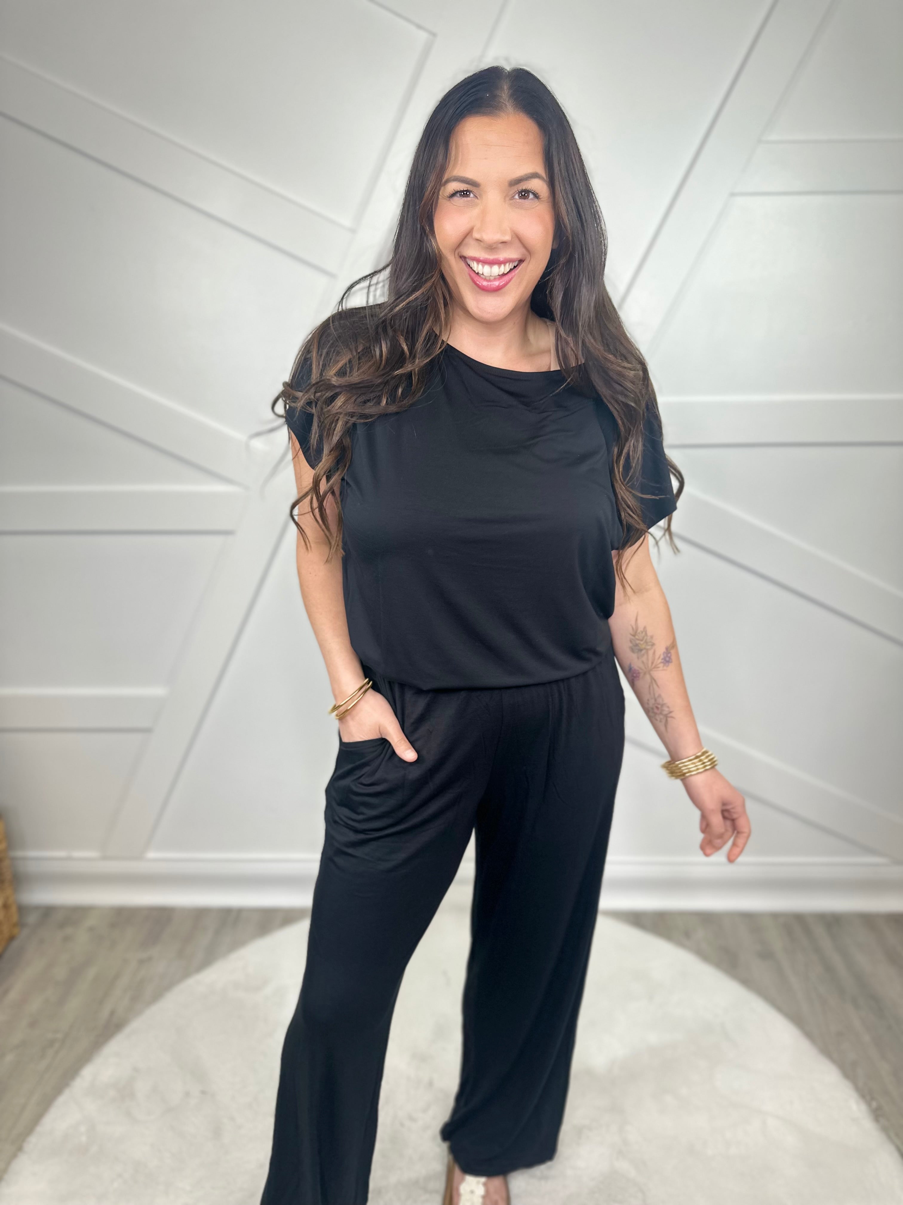 Game Changer Wide Leg Pants-150 PANTS-RAE MODE-Heathered Boho Boutique, Women's Fashion and Accessories in Palmetto, FL