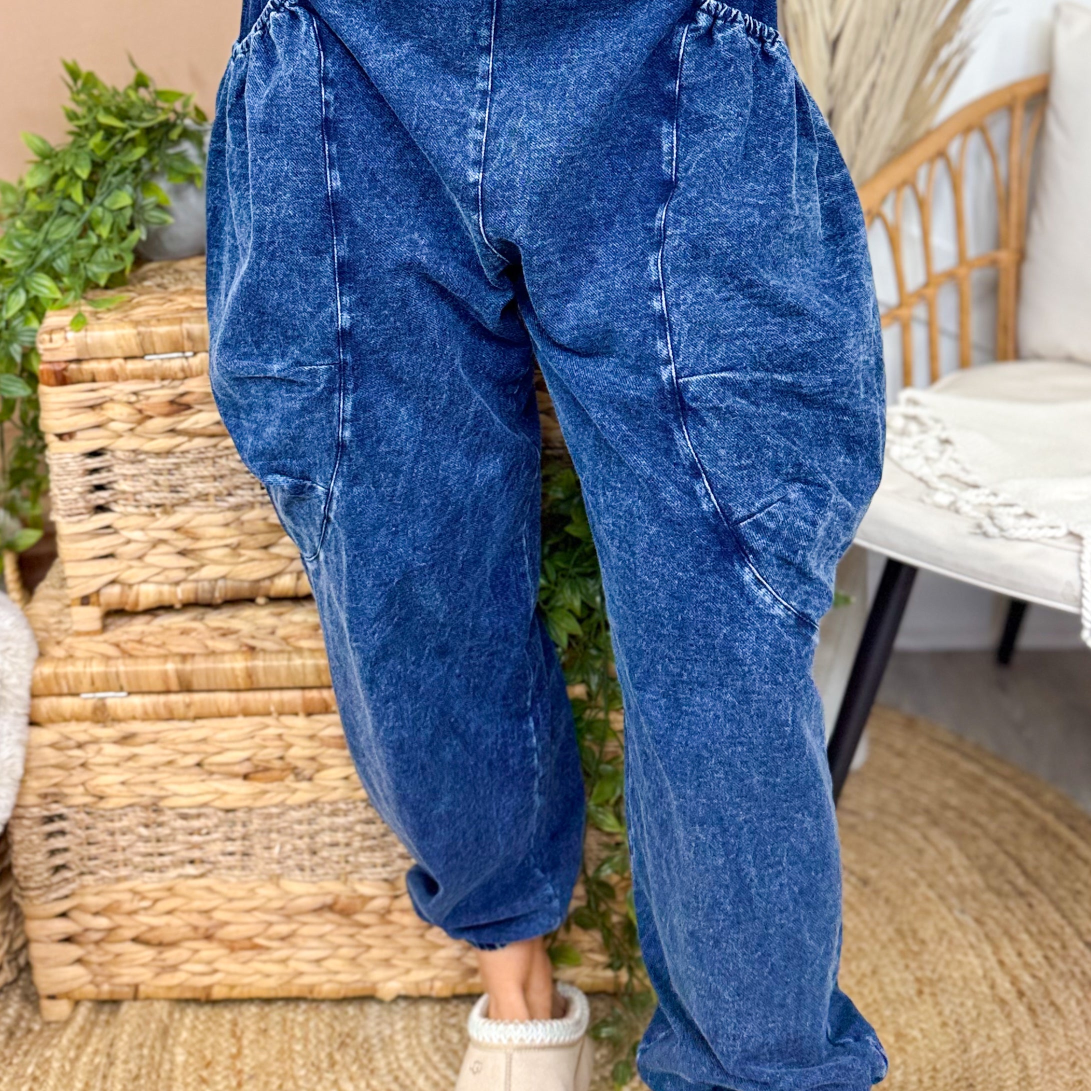 BLACK FRIDAY: Bombshell Barrel Pants-150 PANTS-MONO B-Heathered Boho Boutique, Women's Fashion and Accessories in Palmetto, FL