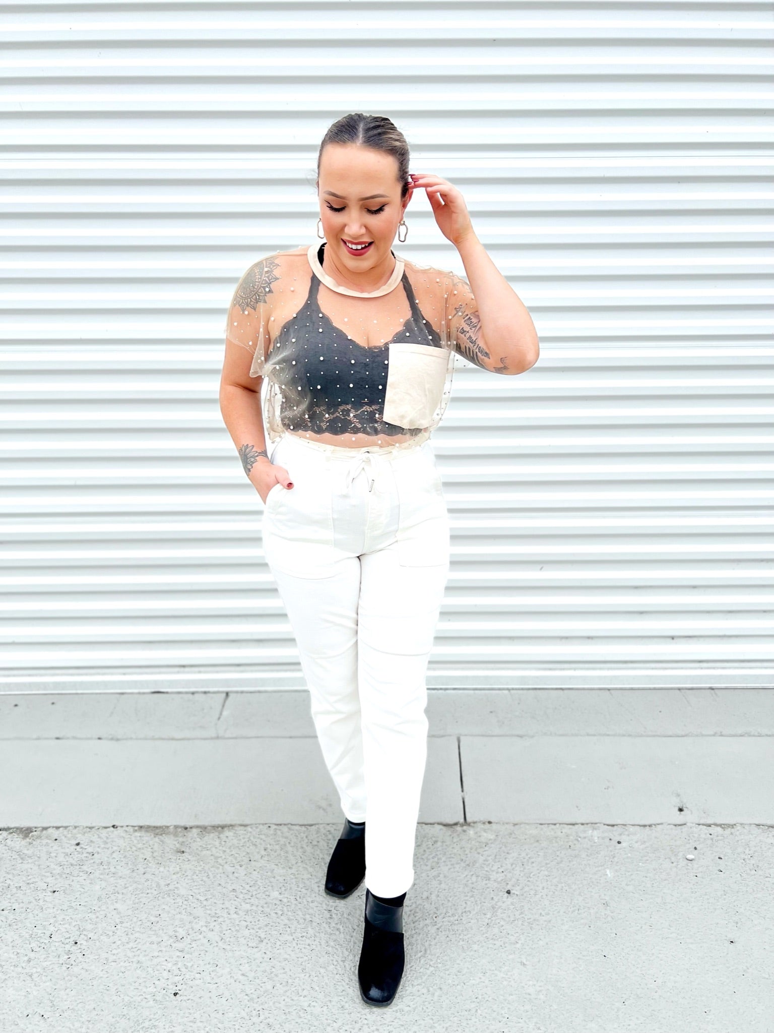 Breaking the Rules Denim Joggers by Judy Blue-190 Jeans-Judy Blue-Heathered Boho Boutique, Women's Fashion and Accessories in Palmetto, FL