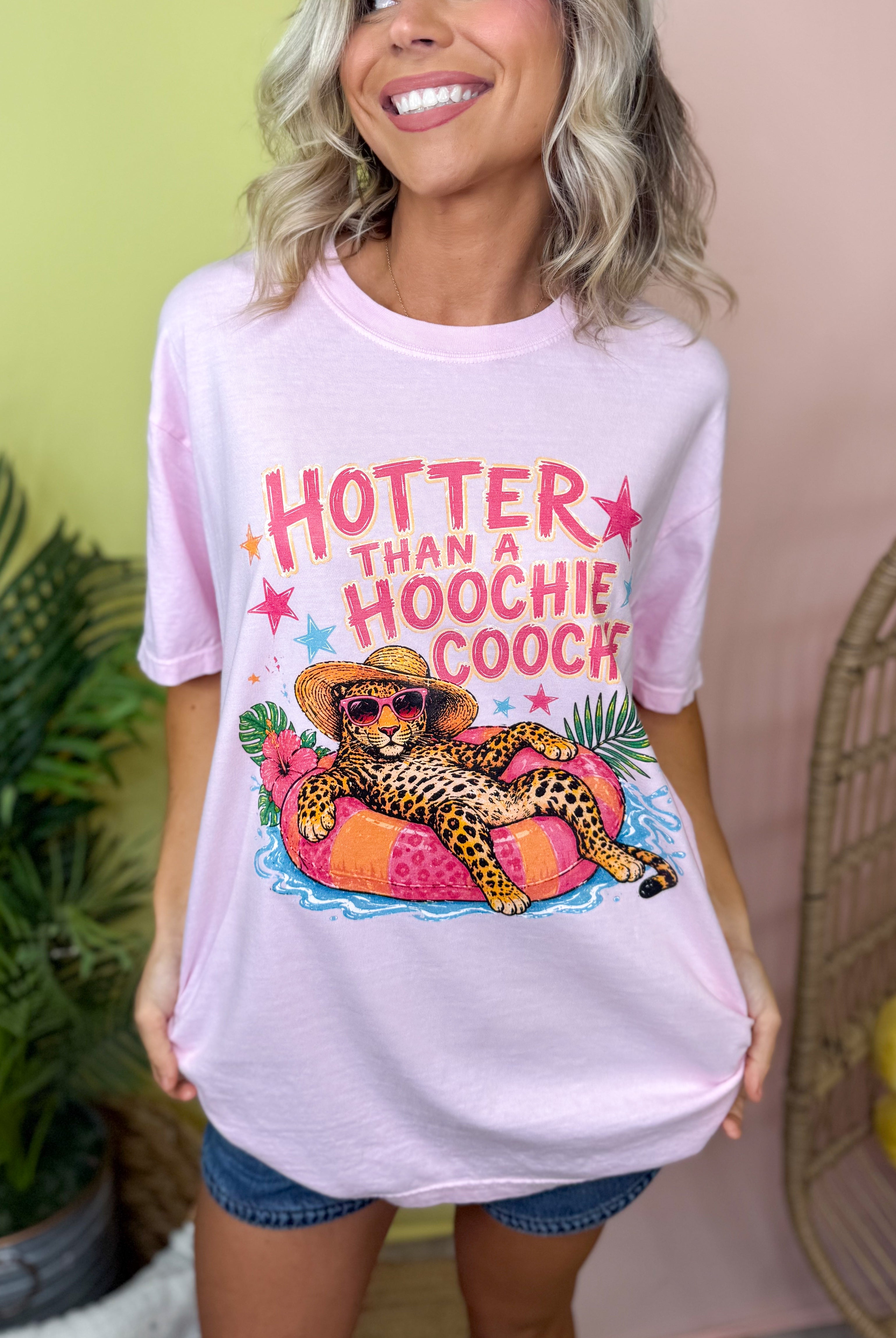 Hoochie Coochie Leopard Graphic Tee-130 Graphic Tees-Heathered Boho-Heathered Boho Boutique, Women's Fashion and Accessories in Palmetto, FL