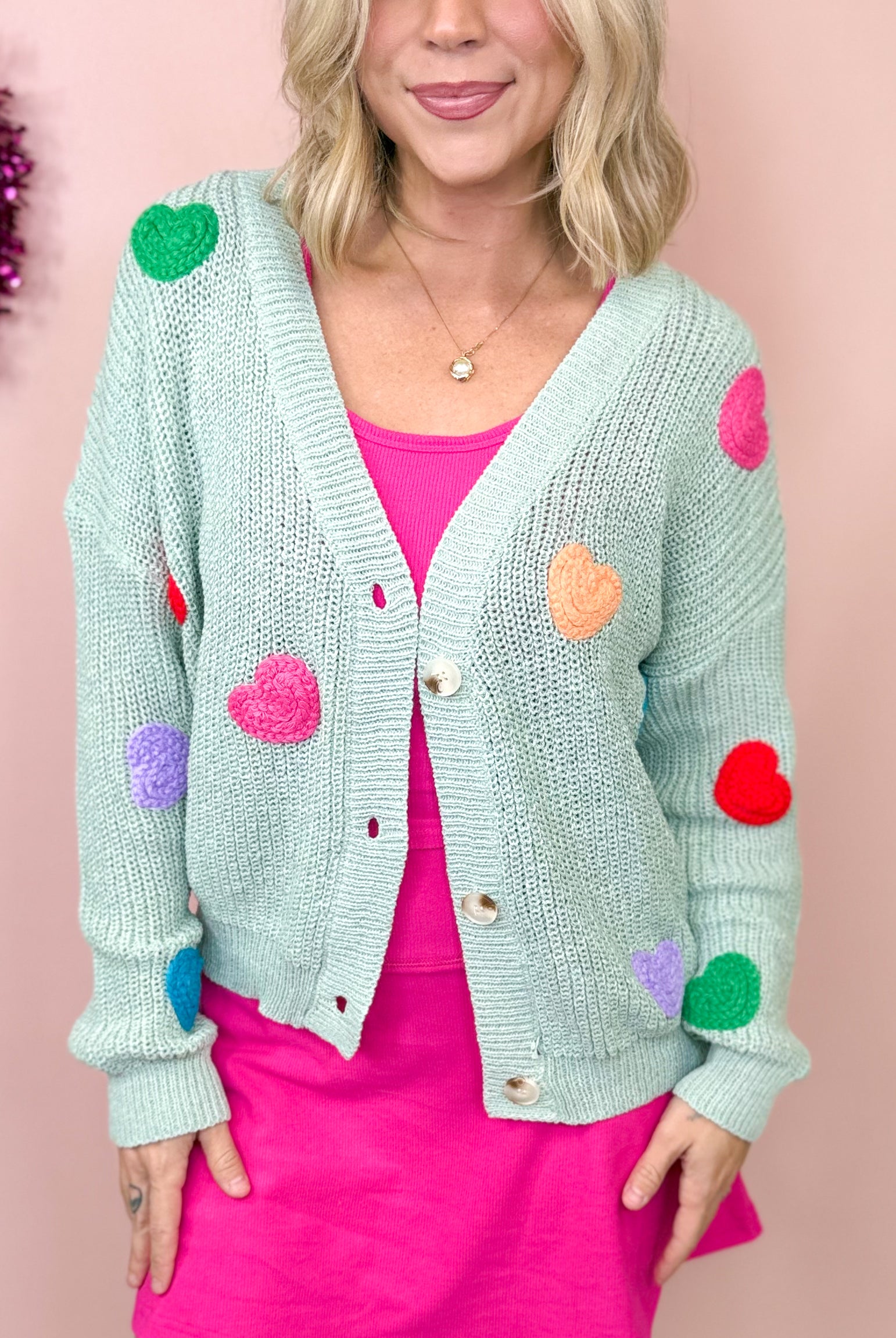 Growing Love Cardigan-220 CARDIGANS KIMONOS-Debut-Heathered Boho Boutique, Women's Fashion and Accessories in Palmetto, FL