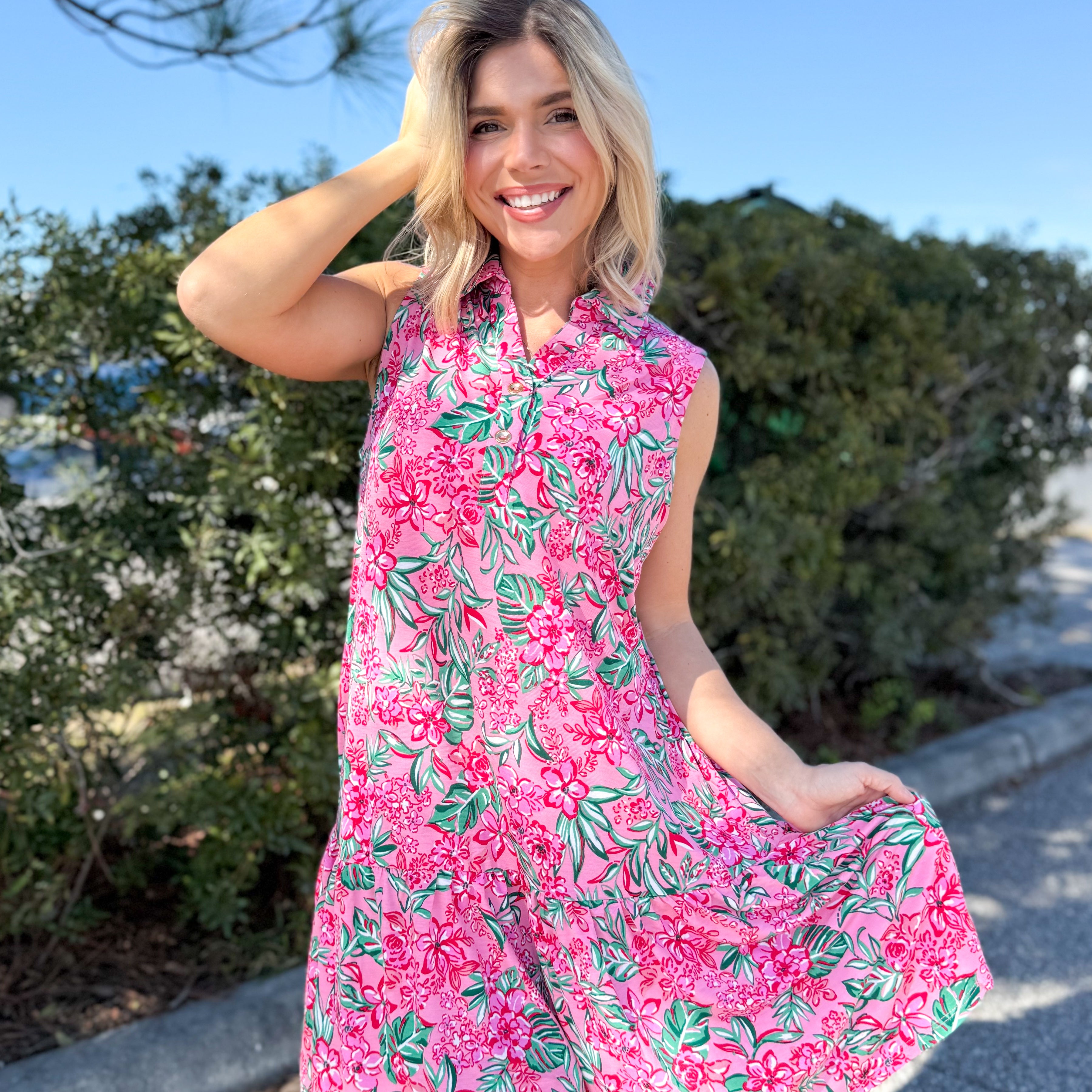 First Bloom Dress-230 DRESSES/JUMPSUITS/ROMPERS-DEAR SCARLETT-Heathered Boho Boutique, Women's Fashion and Accessories in Palmetto, FL