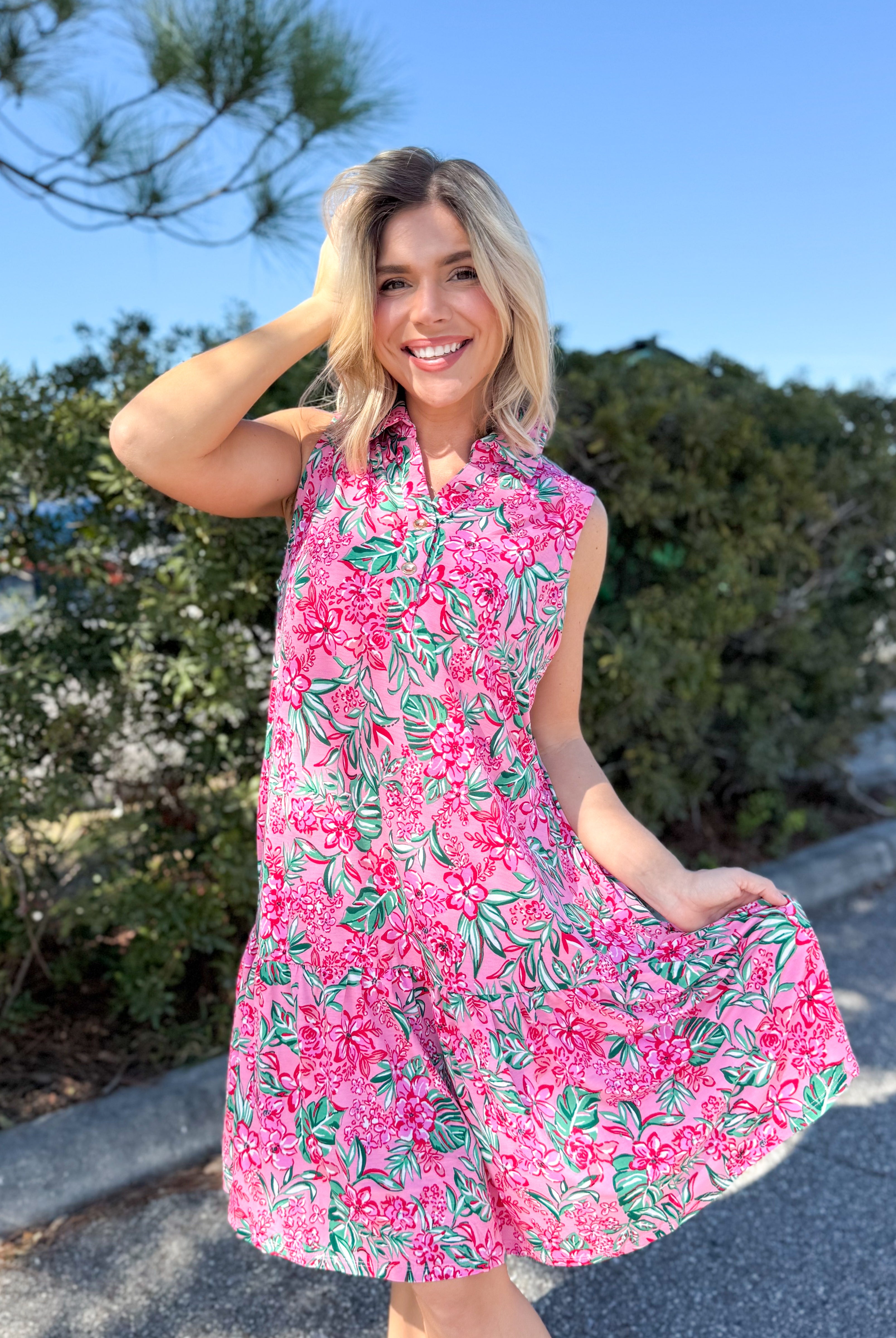 First Bloom Dress-230 DRESSES/JUMPSUITS/ROMPERS-DEAR SCARLETT-Heathered Boho Boutique, Women's Fashion and Accessories in Palmetto, FL