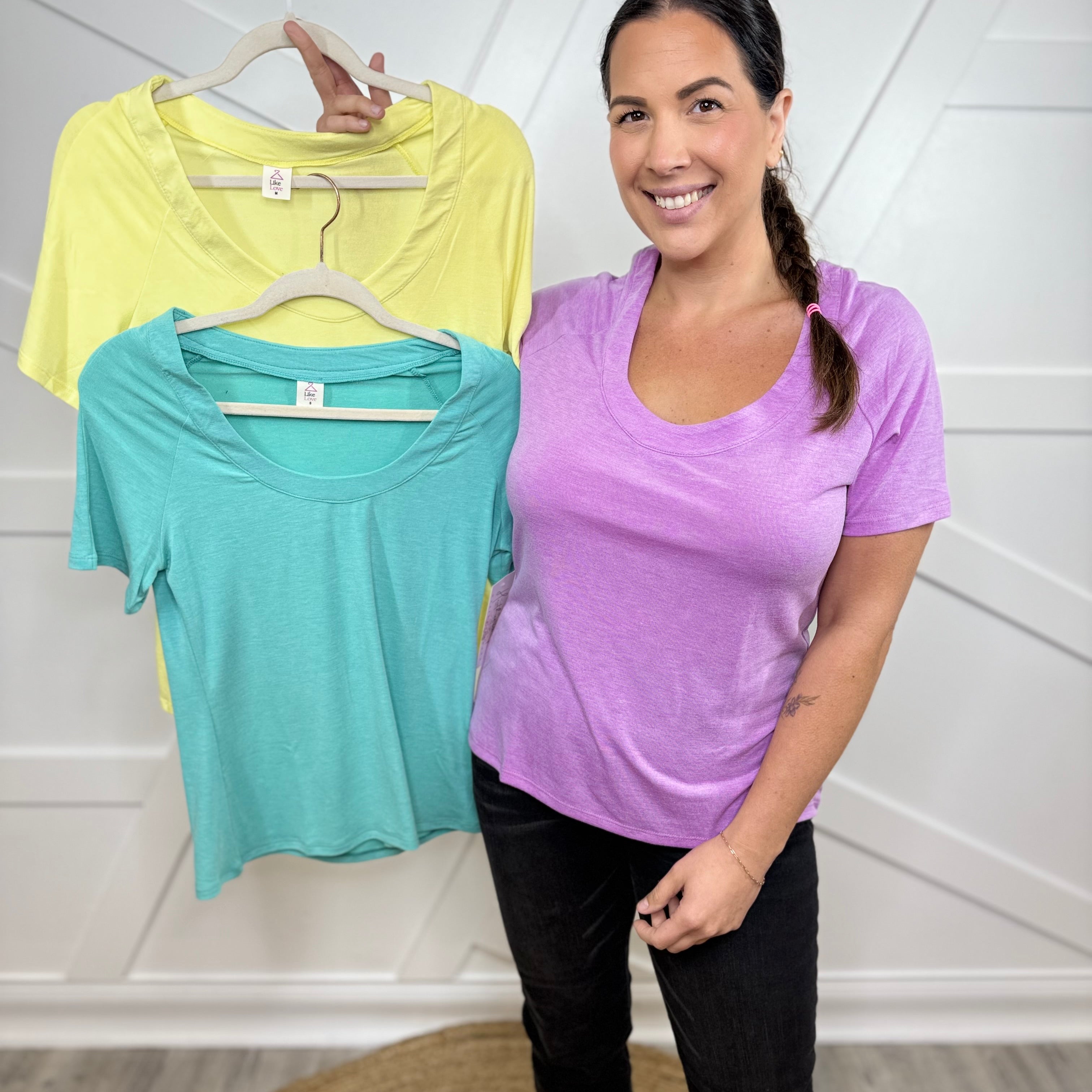 Amuse Me Top-110 SHORT SLEEVE TOP-Sew In Love-Heathered Boho Boutique, Women's Fashion and Accessories in Palmetto, FL