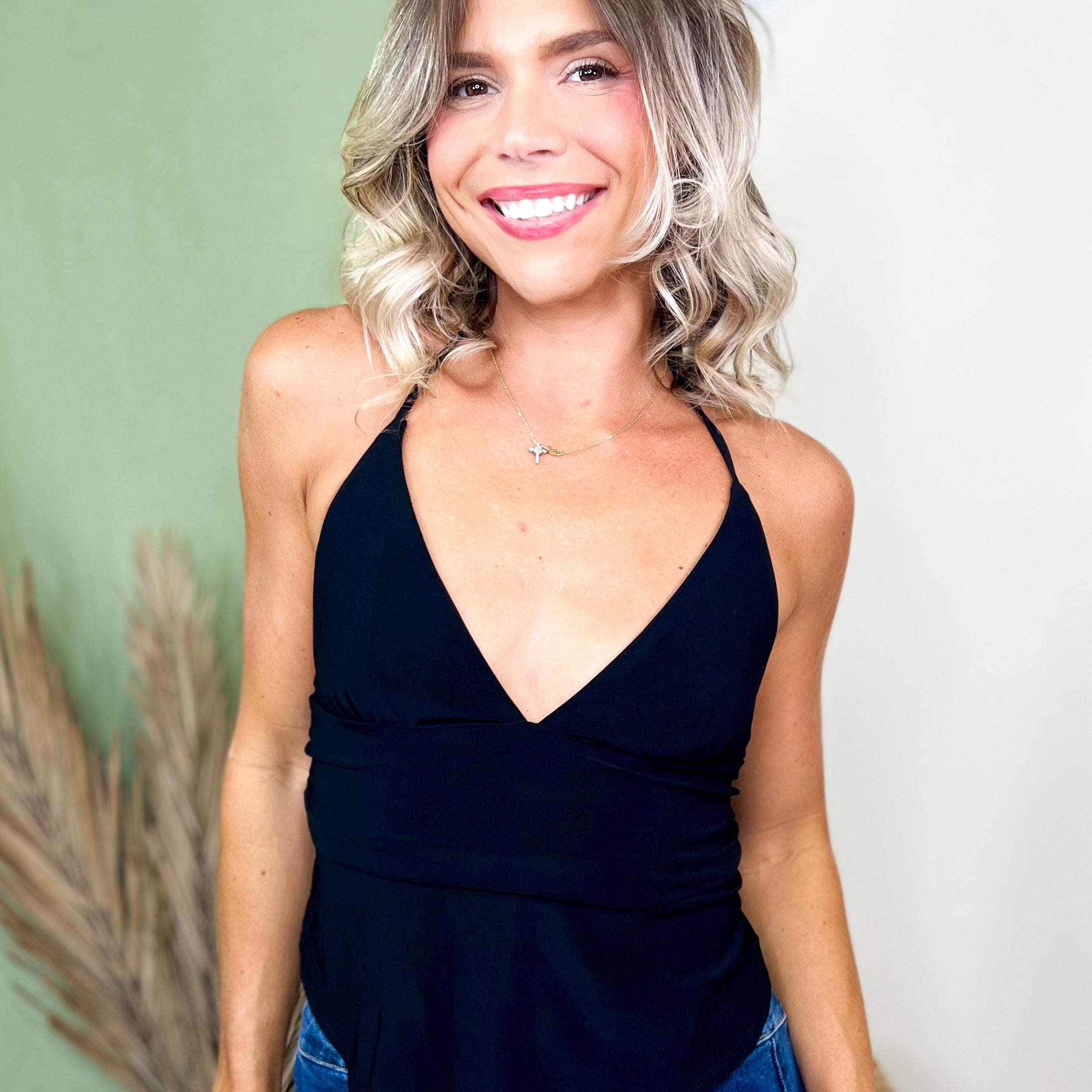 Sunset Siren Halter Top-100 TANK/CROP TOPS-TIMING-Heathered Boho Boutique, Women's Fashion and Accessories in Palmetto, FL
