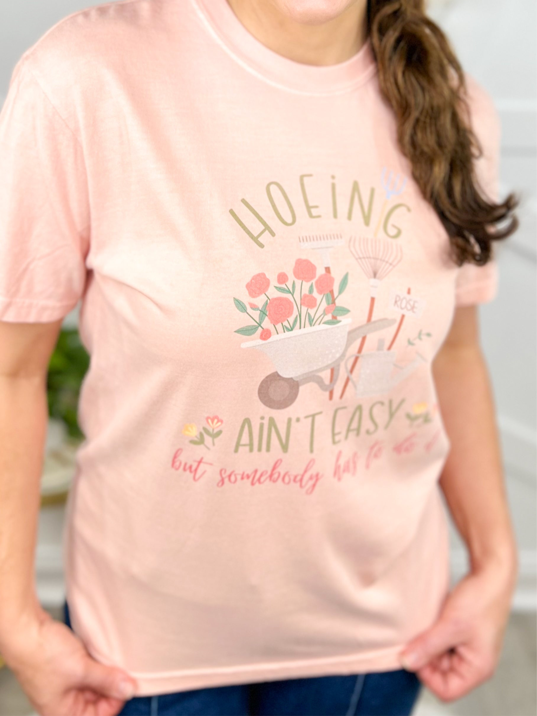 Somebody Has To Do It Graphic Tee-130 Graphic Tees-Heathered Boho-Heathered Boho Boutique, Women's Fashion and Accessories in Palmetto, FL