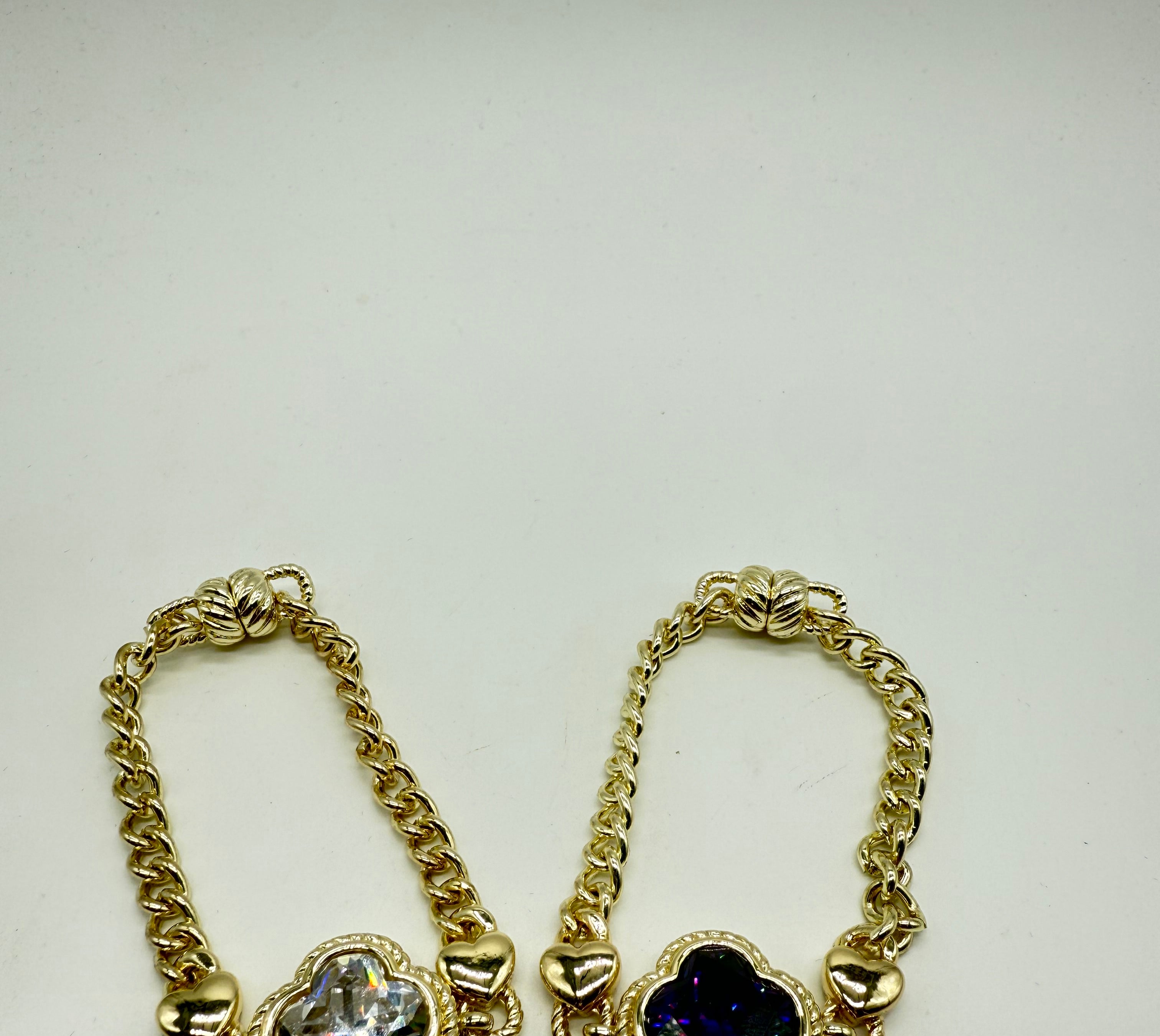 Clover Bracelet-310 Jewelry-Millenx Accessories, LLC.-Heathered Boho Boutique, Women's Fashion and Accessories in Palmetto, FL