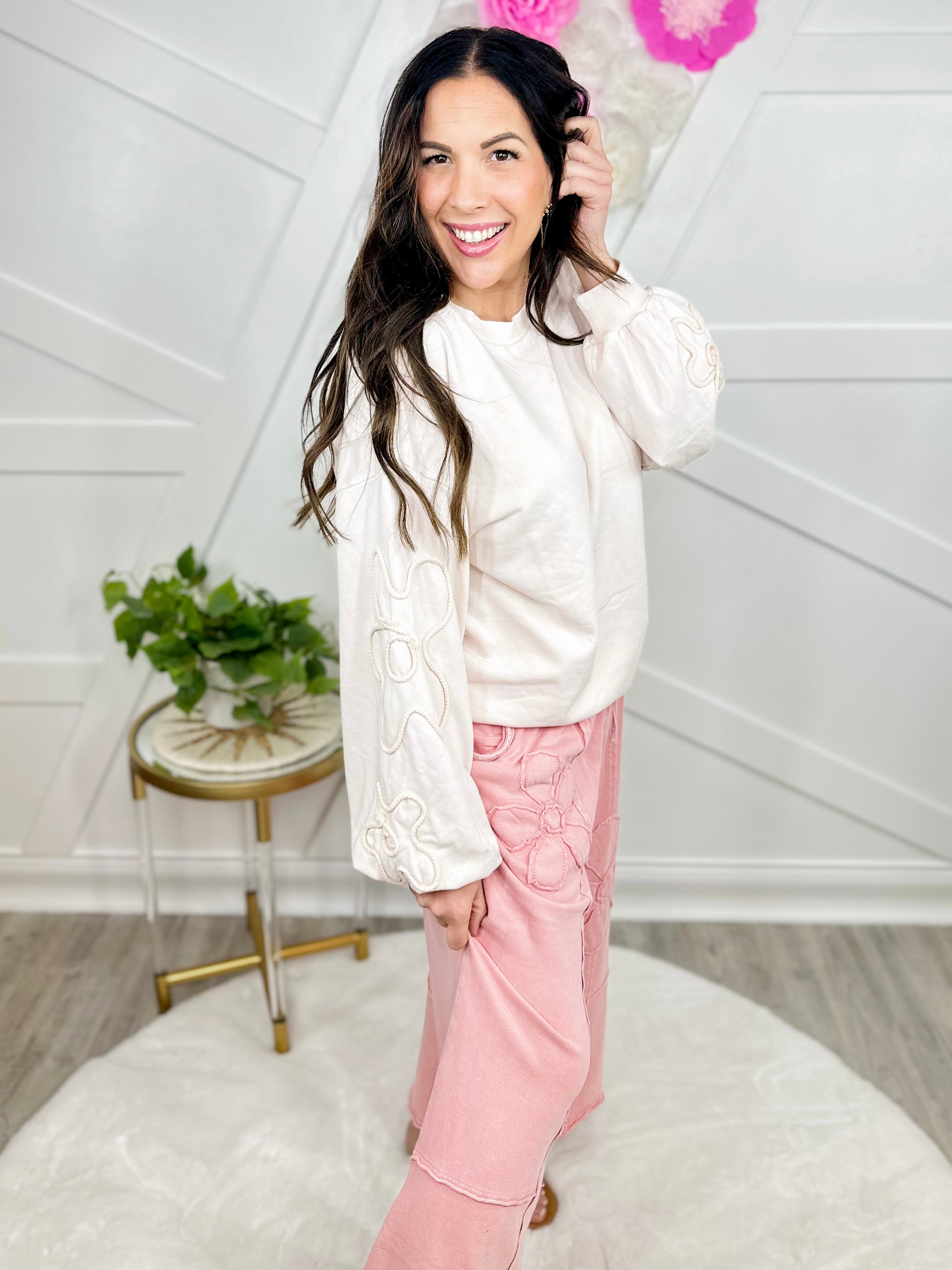 Restock: Floral Utility Mineral Wash Pants-150 PANTS-Easel-Heathered Boho Boutique, Women's Fashion and Accessories in Palmetto, FL