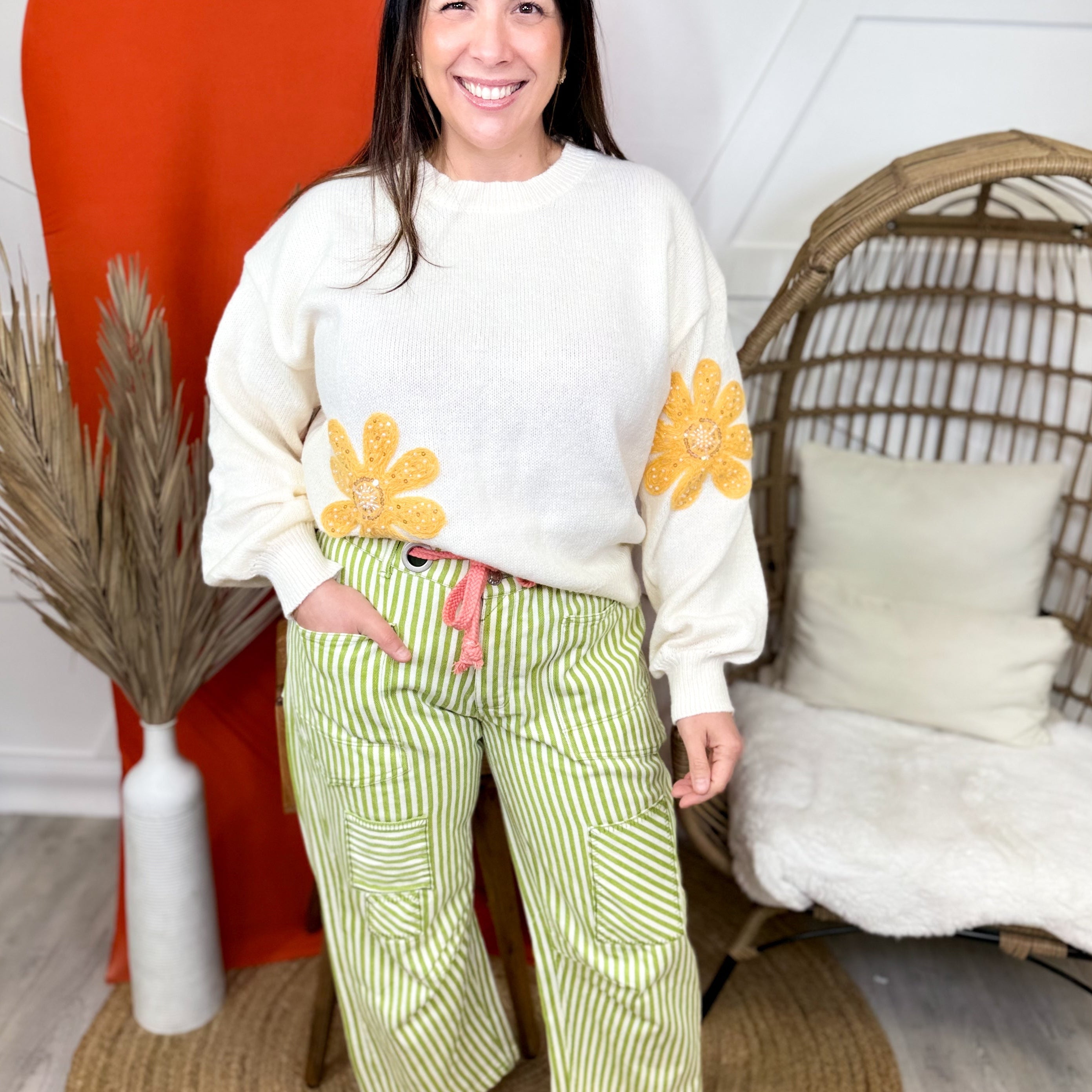 Metro Barrel Pants-150 PANTS-BIBI-Heathered Boho Boutique, Women's Fashion and Accessories in Palmetto, FL