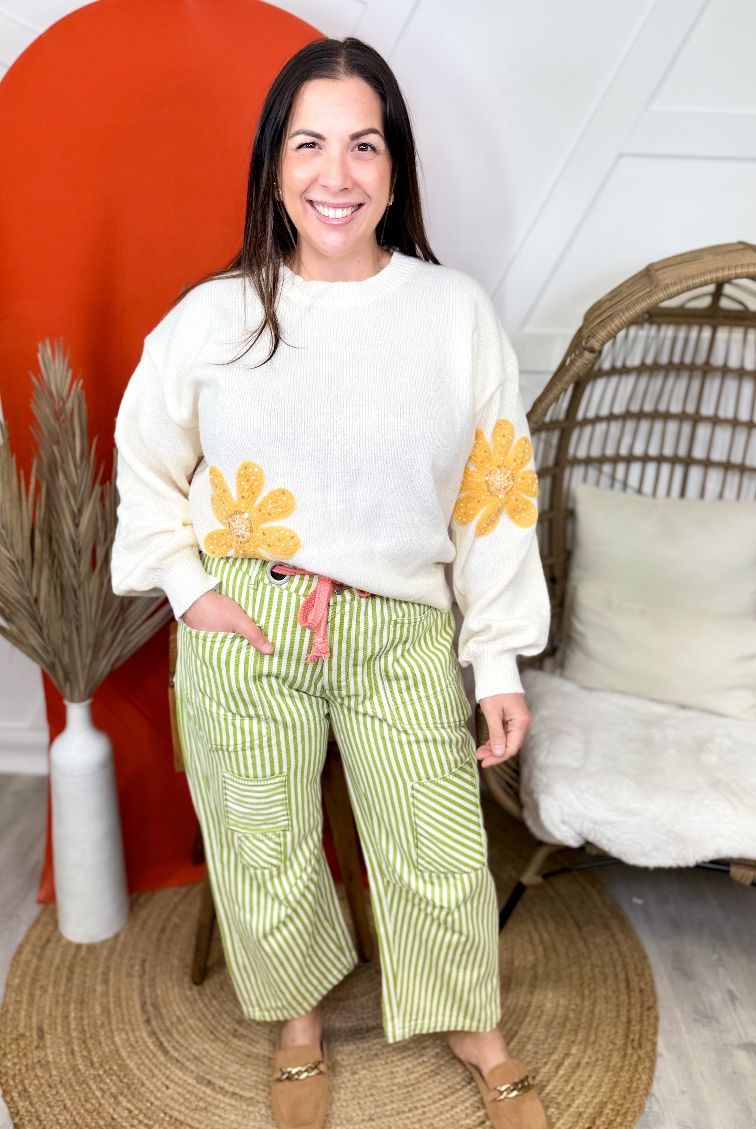 Metro Barrel Pants-150 PANTS-BIBI-Heathered Boho Boutique, Women's Fashion and Accessories in Palmetto, FL