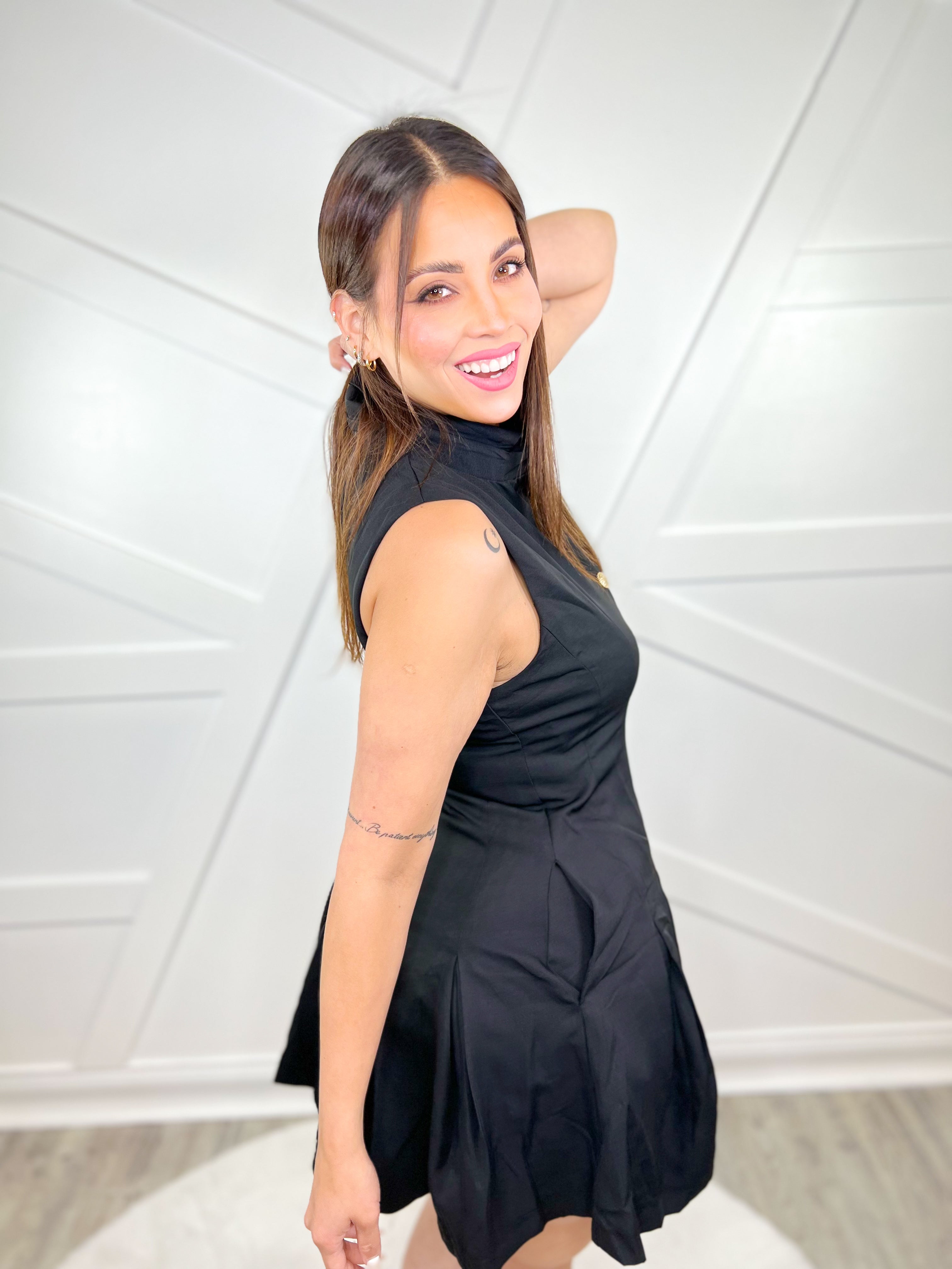 In Tune Dress-230 DRESSES/JUMPSUITS/ROMPERS-Entro-Heathered Boho Boutique, Women's Fashion and Accessories in Palmetto, FL