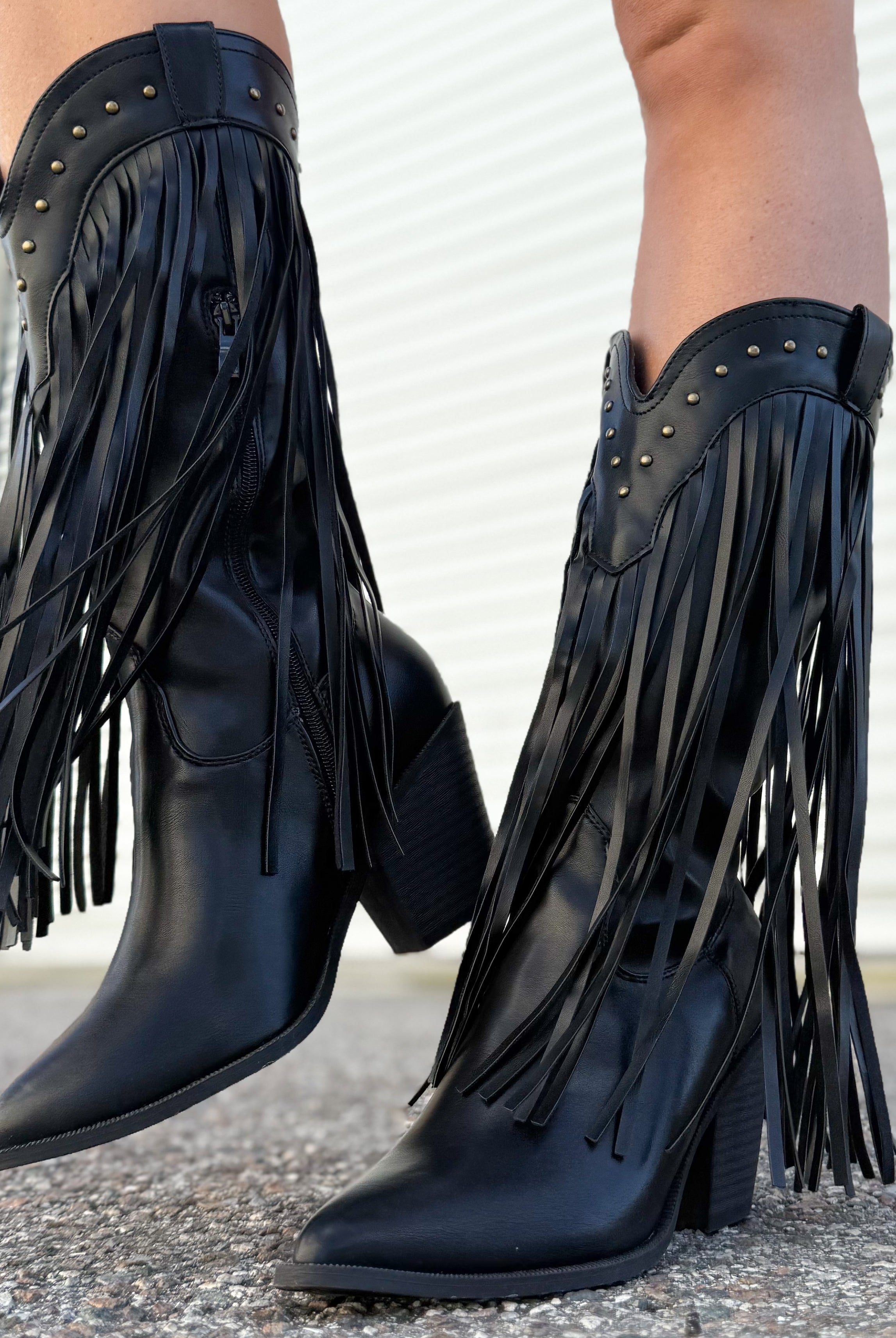 Cattle Boots - Black-350 SHOES-Top Guy-Heathered Boho Boutique, Women's Fashion and Accessories in Palmetto, FL