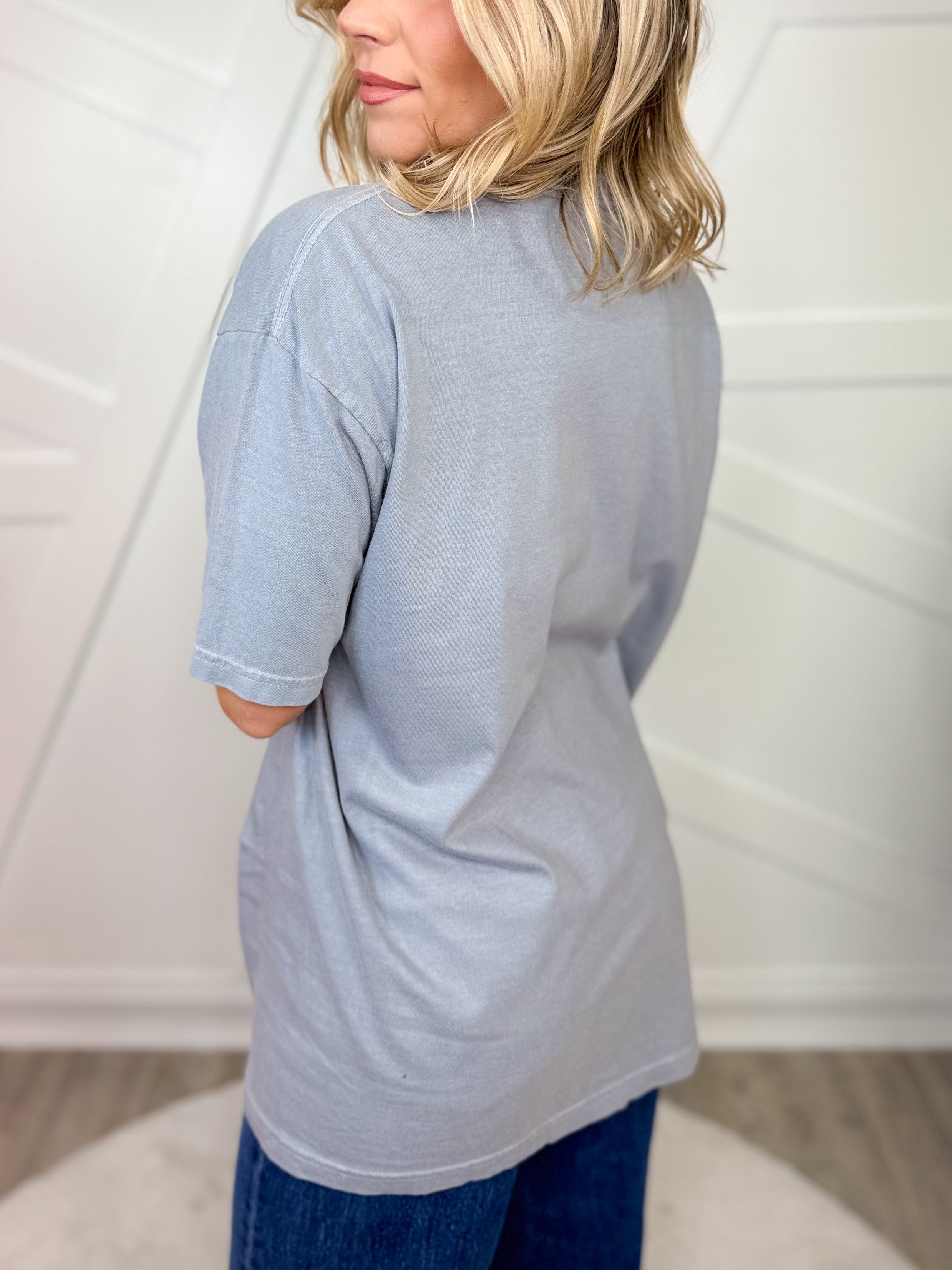 I'm Not A Hot Mess Graphic Tee-130 Graphic Tees-Heathered Boho-Heathered Boho Boutique, Women's Fashion and Accessories in Palmetto, FL