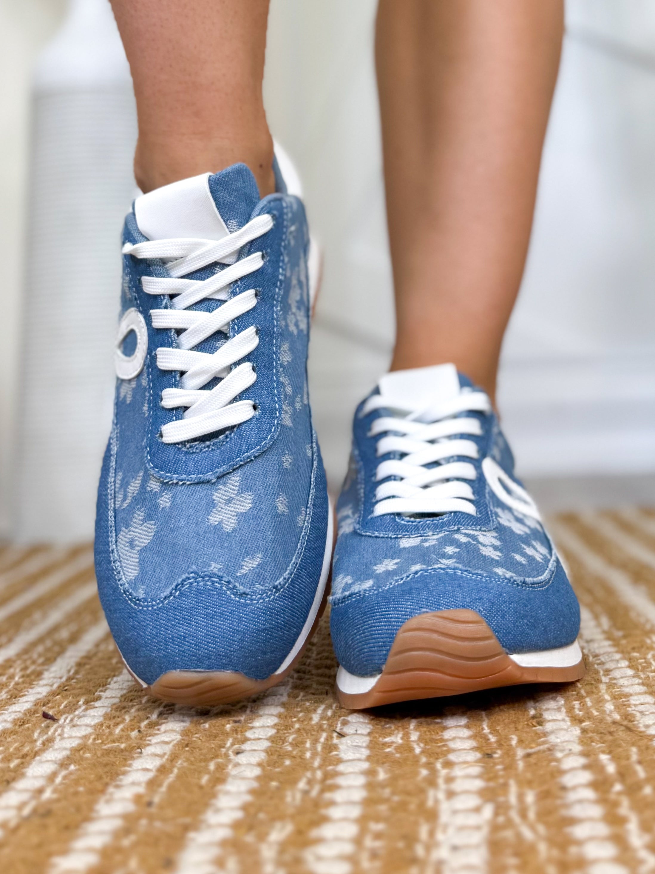 Open Options Sneakers - Denim White-350 SHOES-Forever Link-Heathered Boho Boutique, Women's Fashion and Accessories in Palmetto, FL