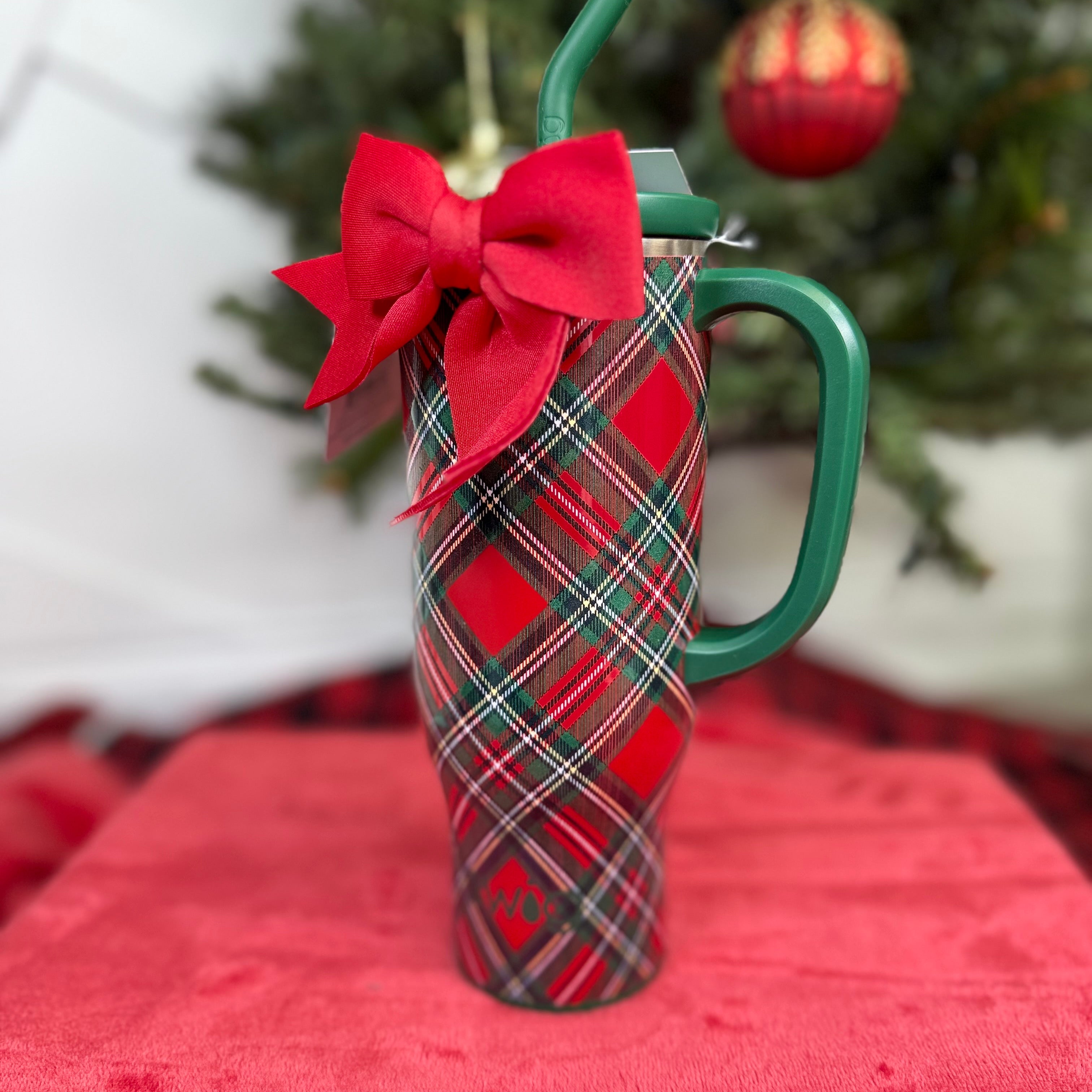 Christmas Plaid Swig-340 Other Accessories-Swig-Heathered Boho Boutique, Women's Fashion and Accessories in Palmetto, FL