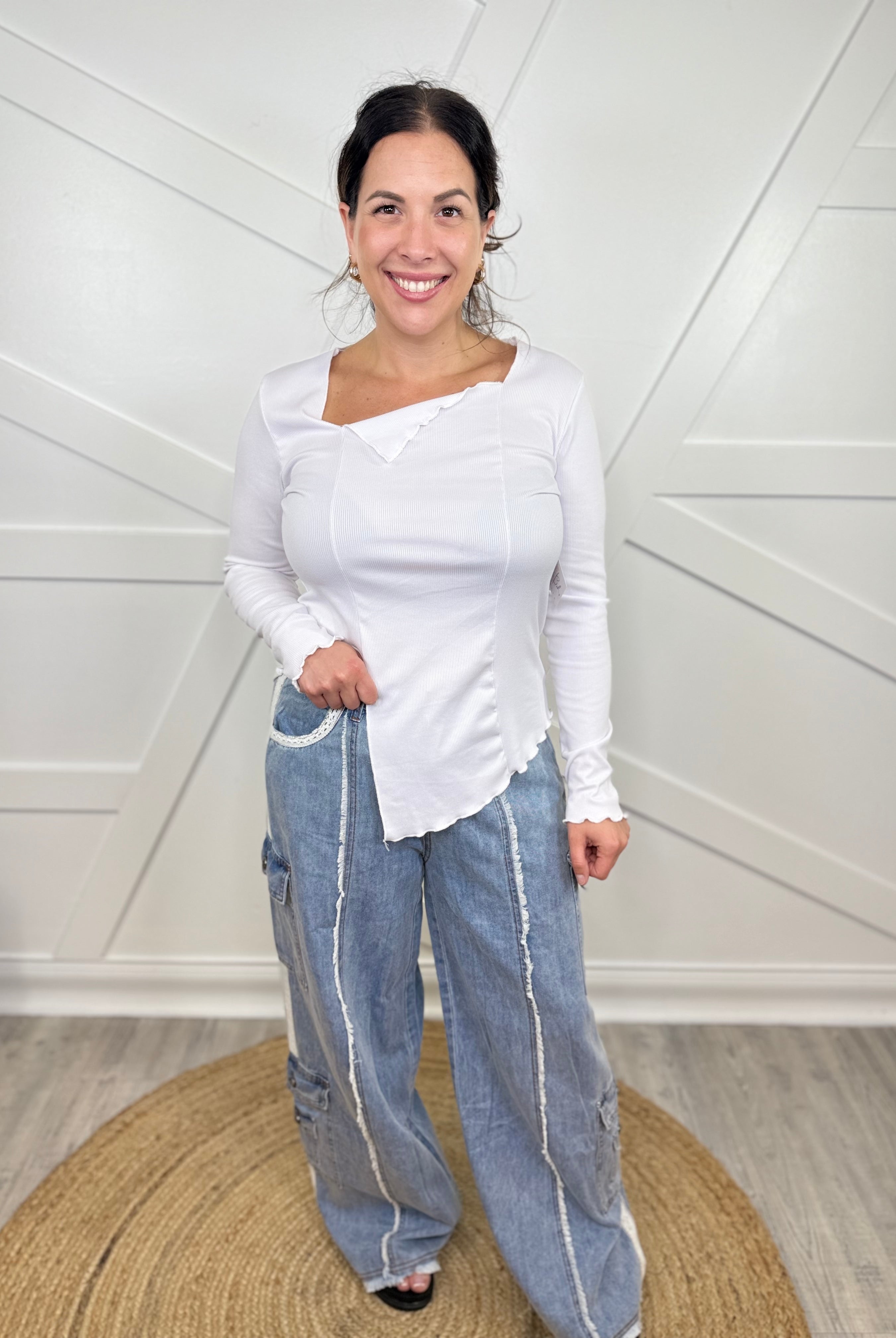 Restock: Down to the Details Pants-150 PANTS-POL-Heathered Boho Boutique, Women's Fashion and Accessories in Palmetto, FL