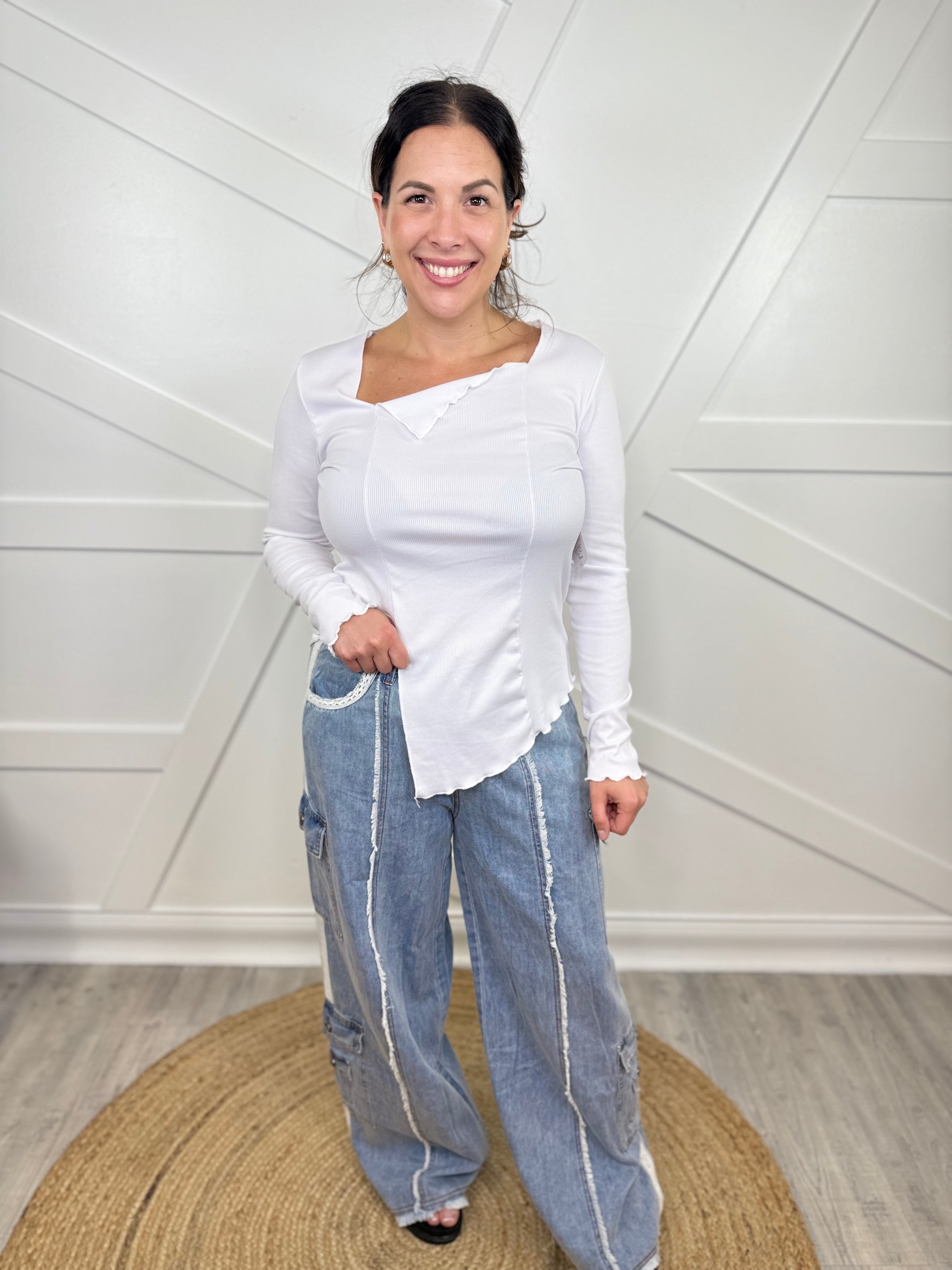 Restock: Down to the Details Pants-150 PANTS-POL-Heathered Boho Boutique, Women's Fashion and Accessories in Palmetto, FL