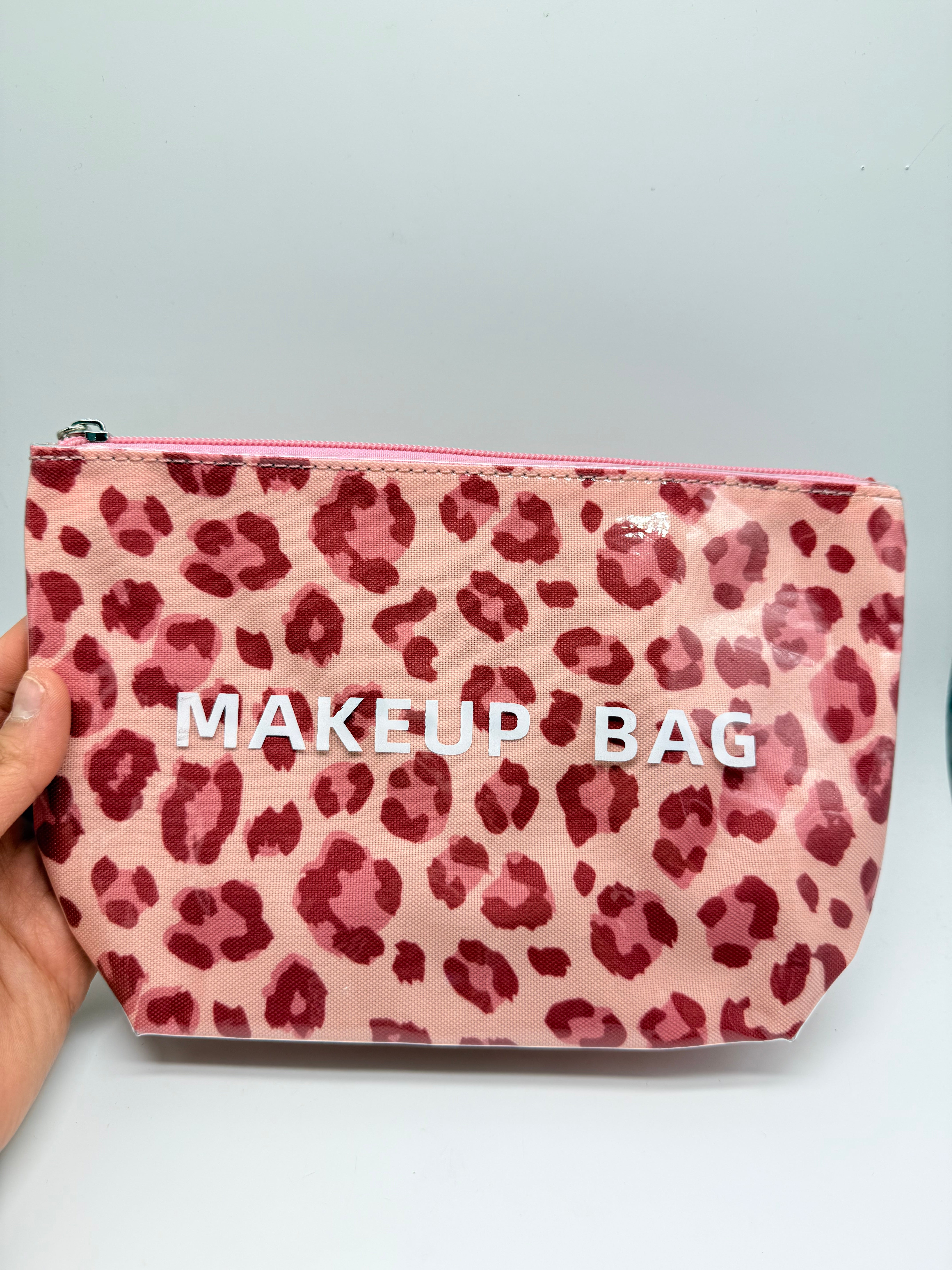PVC Makeup Bag-320 BAGS-MKS AMERICA-Heathered Boho Boutique, Women's Fashion and Accessories in Palmetto, FL