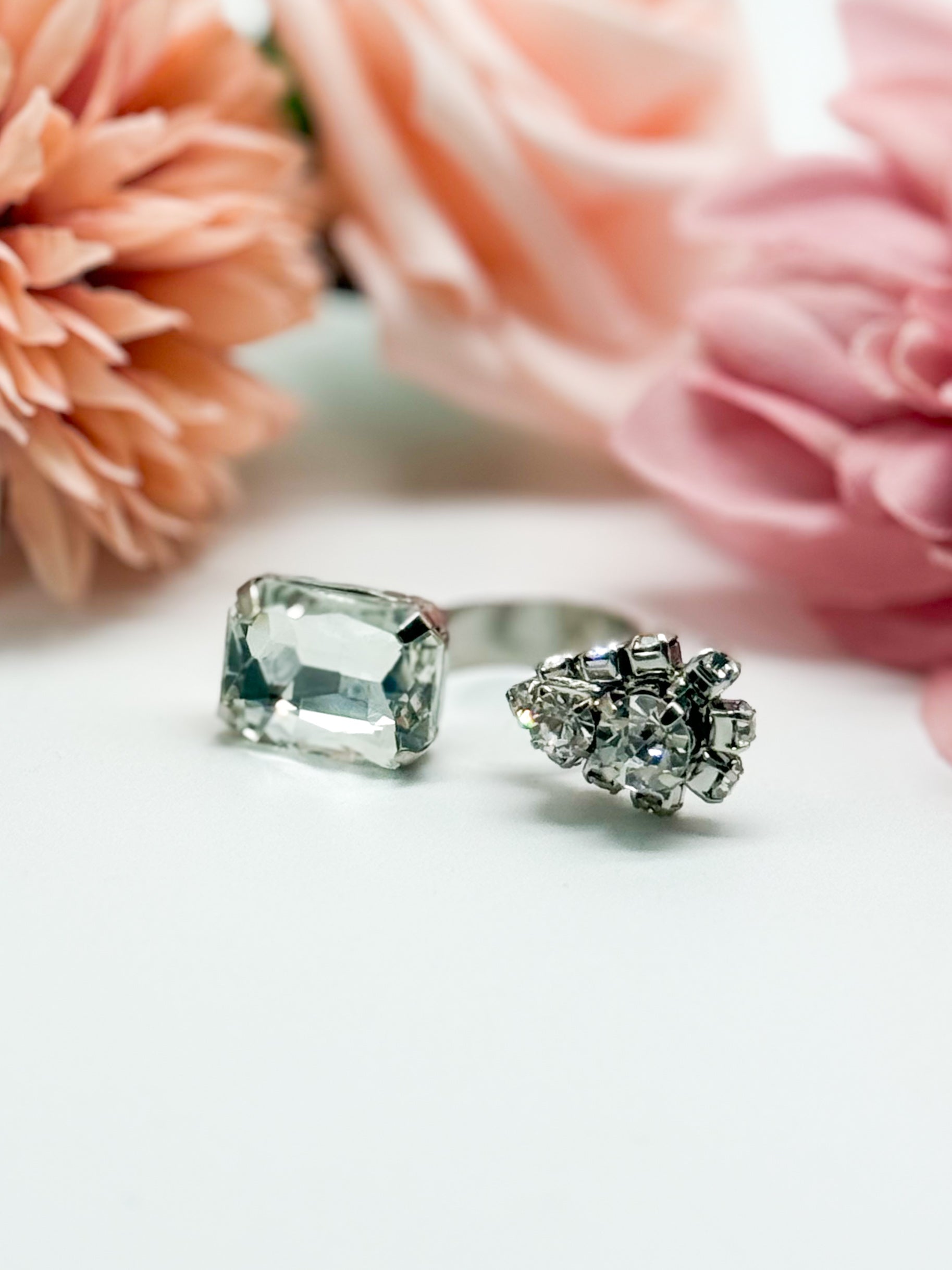 Pear Rectangle Open Ring-310 Jewelry-RM Manufacturing-Heathered Boho Boutique, Women's Fashion and Accessories in Palmetto, FL