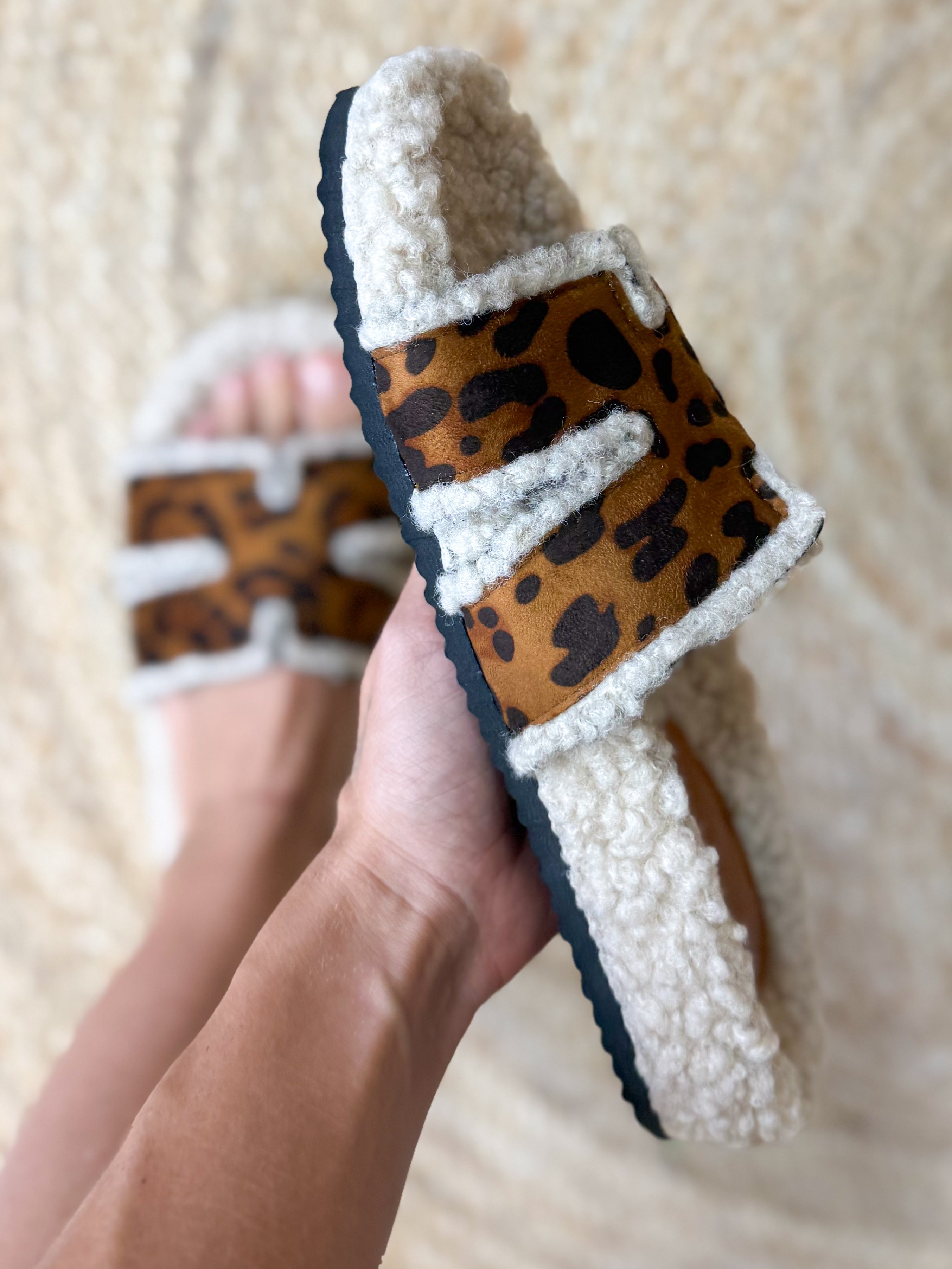 Black Friday: Harvest Slippers - Leopard-350 SHOES-Azarayah-Heathered Boho Boutique, Women's Fashion and Accessories in Palmetto, FL