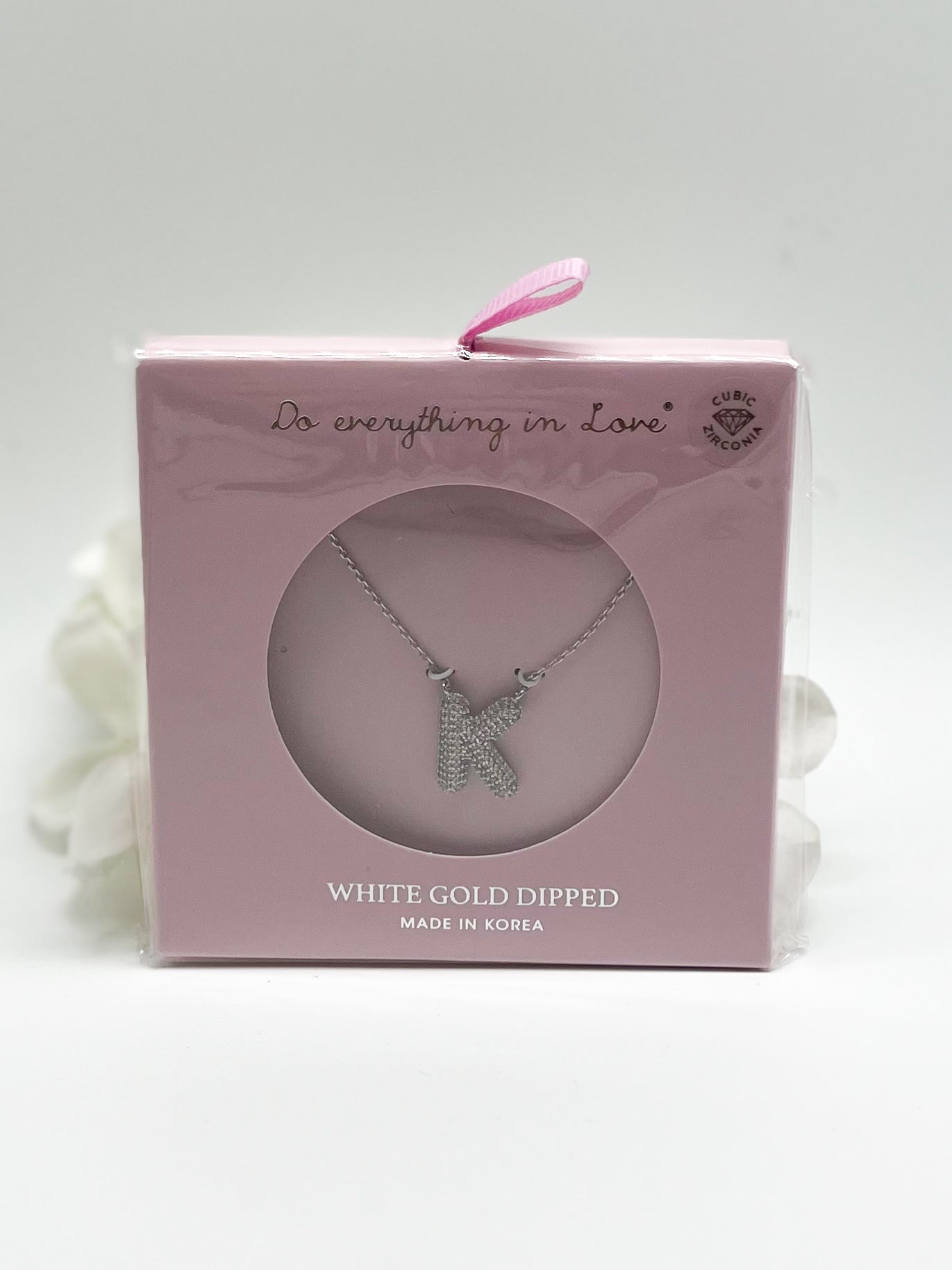 CZ Initial Necklace-310 Jewelry-KW fashion-Heathered Boho Boutique, Women's Fashion and Accessories in Palmetto, FL