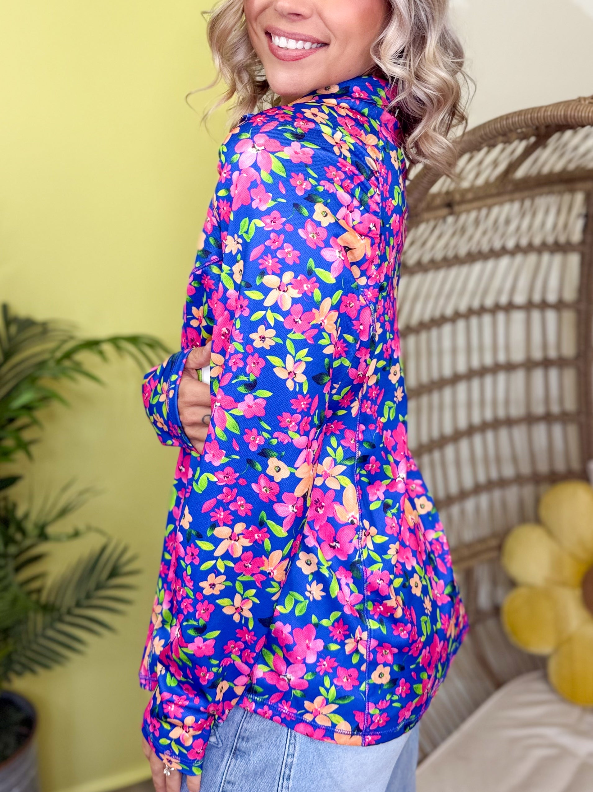 Bloom Long Sleeve Top-120 Long Sleeve Tops-DEAR SCARLETT-Heathered Boho Boutique, Women's Fashion and Accessories in Palmetto, FL