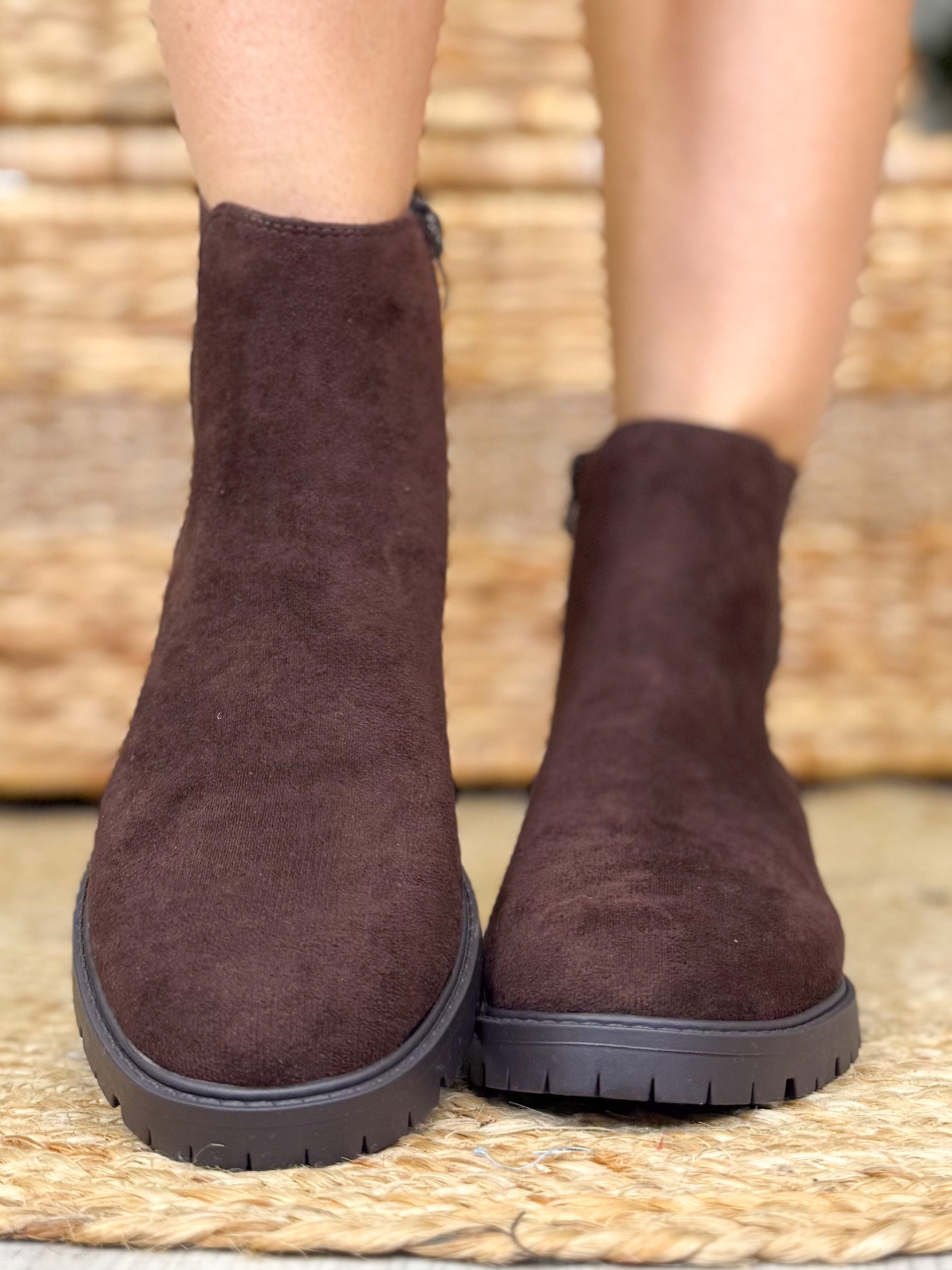 Denver Boots - Brown Suede-350 SHOES-Top Guy-Heathered Boho Boutique, Women's Fashion and Accessories in Palmetto, FL