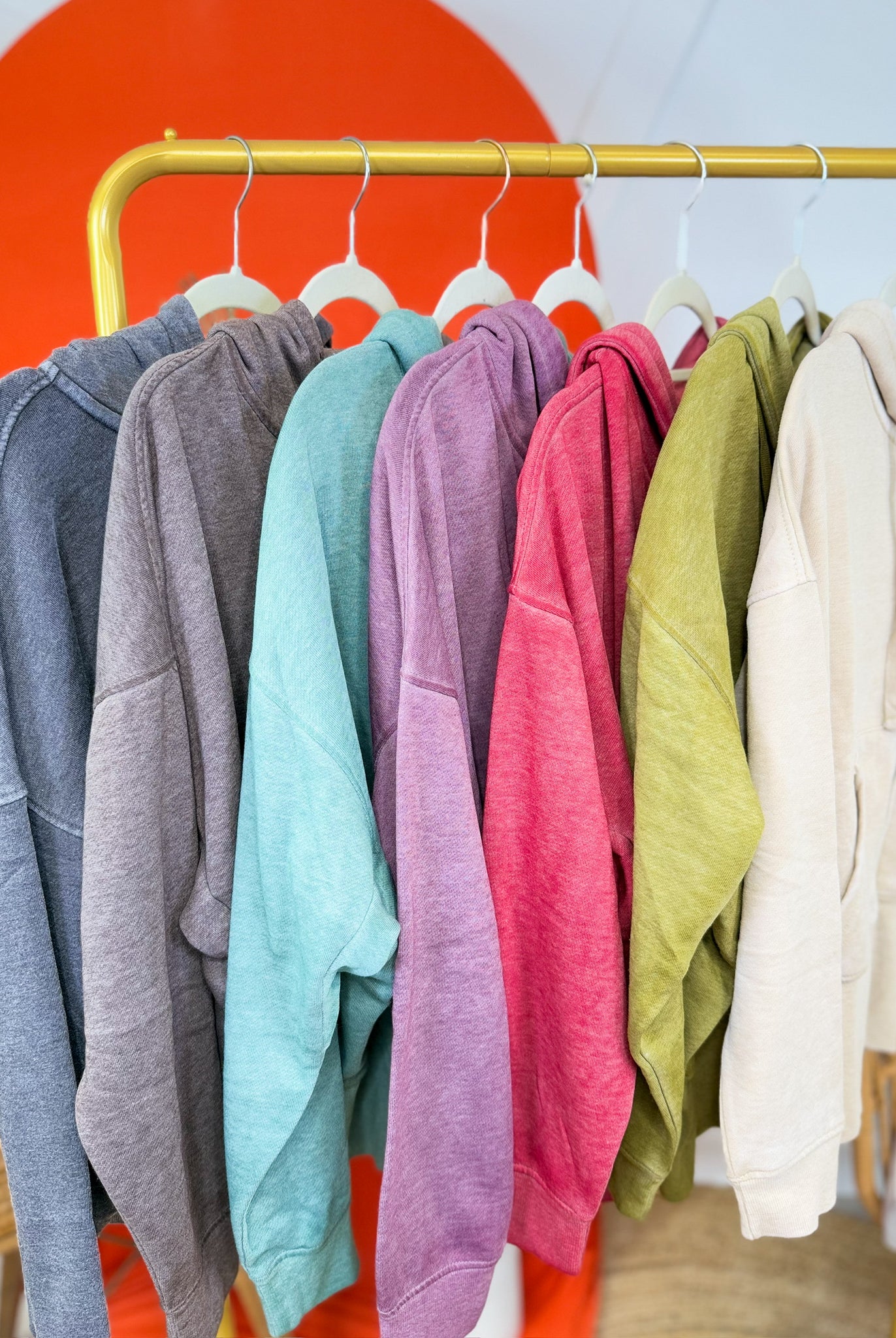 RESTOCK: Cozy Fleece Hoodie-210 Hoodies-Mono B-Heathered Boho Boutique, Women's Fashion and Accessories in Palmetto, FL