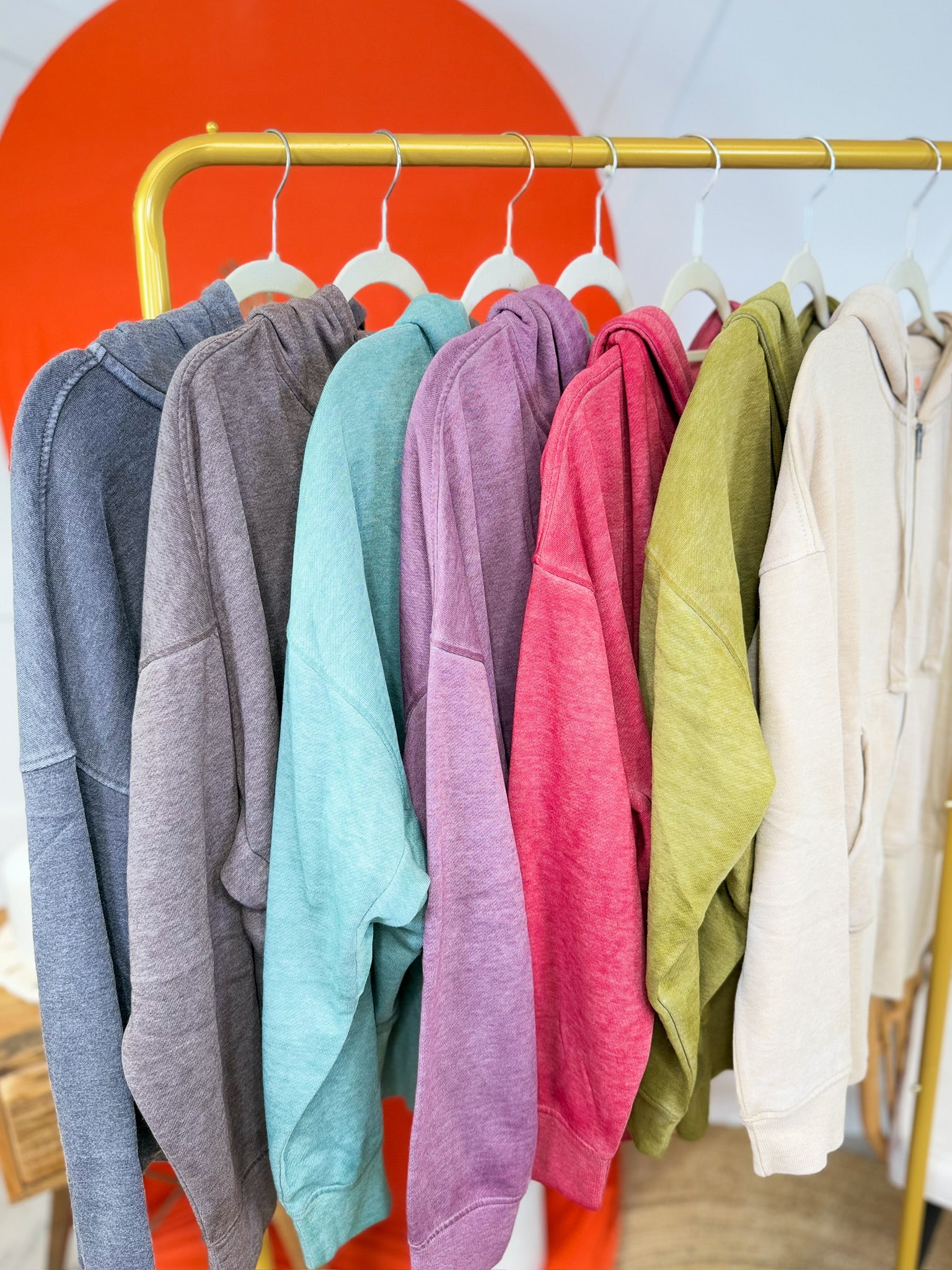 RESTOCK: Cozy Fleece Hoodie-210 Hoodies-Mono B-Heathered Boho Boutique, Women's Fashion and Accessories in Palmetto, FL