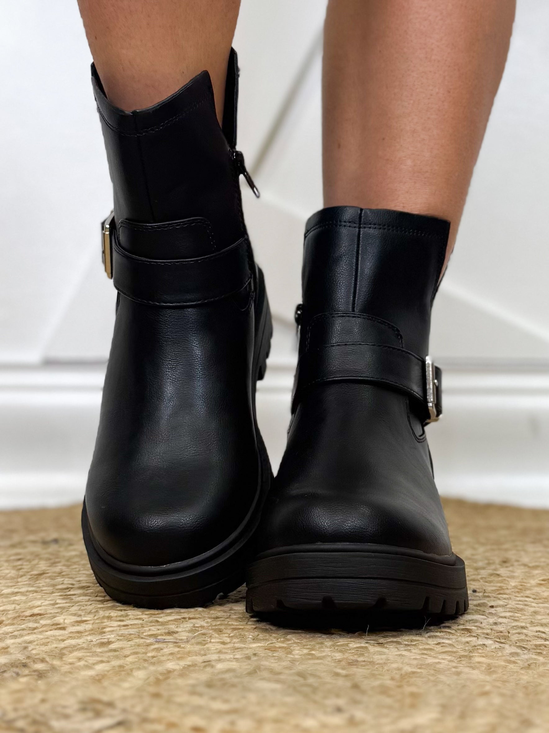 Frisco Boots- BLACK-350 SHOES-Fortune Dynamic-Heathered Boho Boutique, Women's Fashion and Accessories in Palmetto, FL