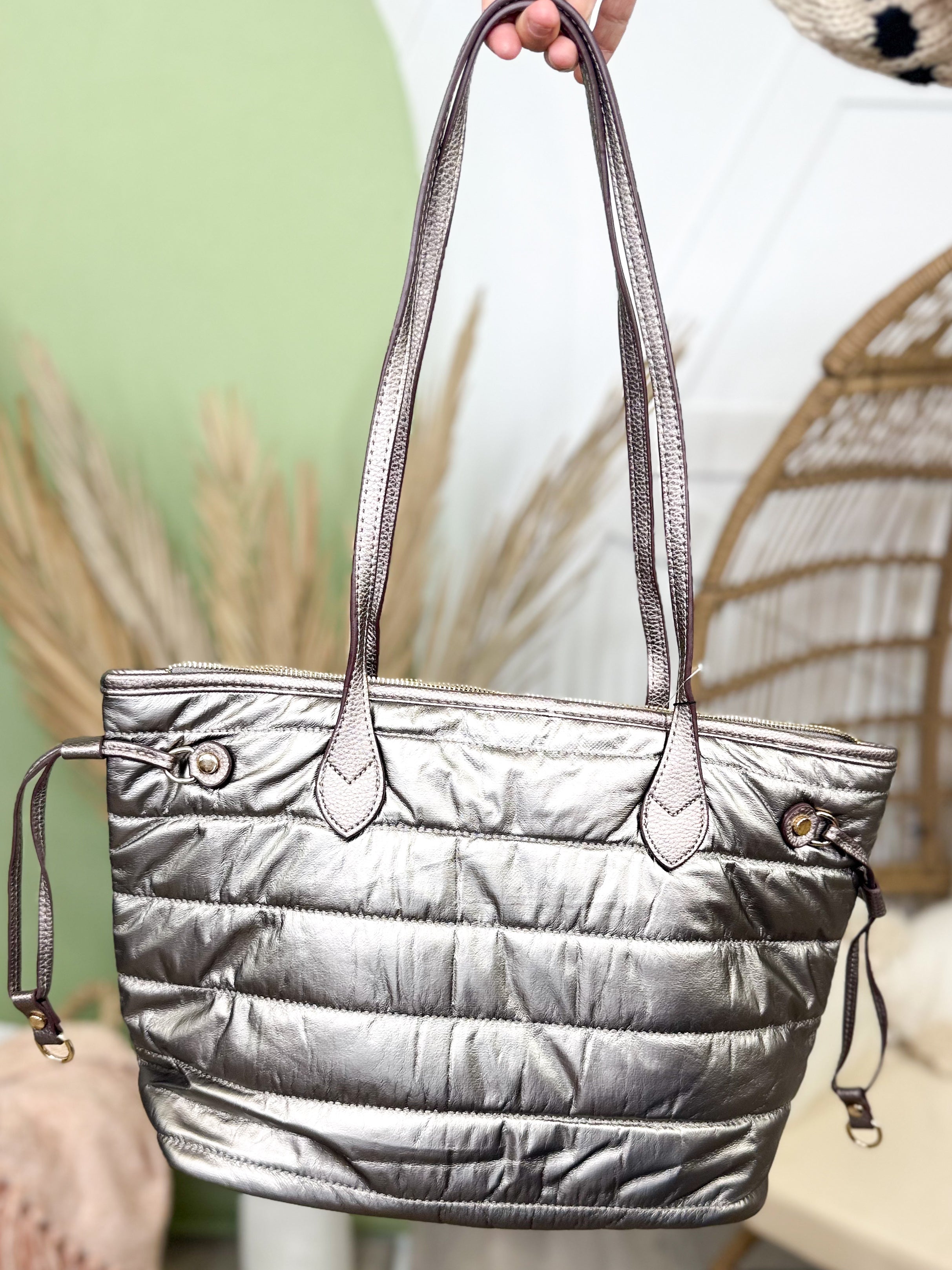 Puffin Up Shoulder Bag-320 Bags-A Touch of Style-Heathered Boho Boutique, Women's Fashion and Accessories in Palmetto, FL