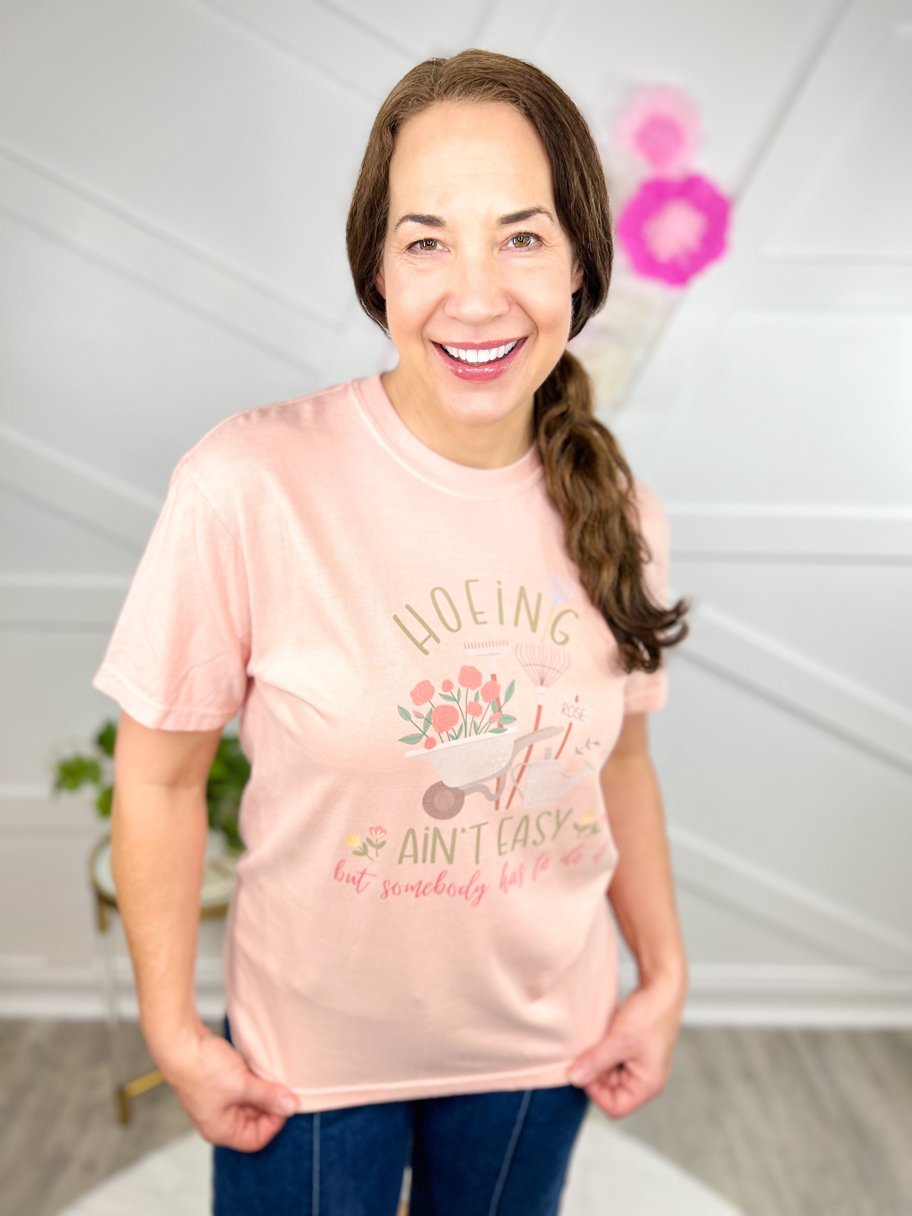Somebody Has To Do It Graphic Tee-130 Graphic Tees-Heathered Boho-Heathered Boho Boutique, Women's Fashion and Accessories in Palmetto, FL