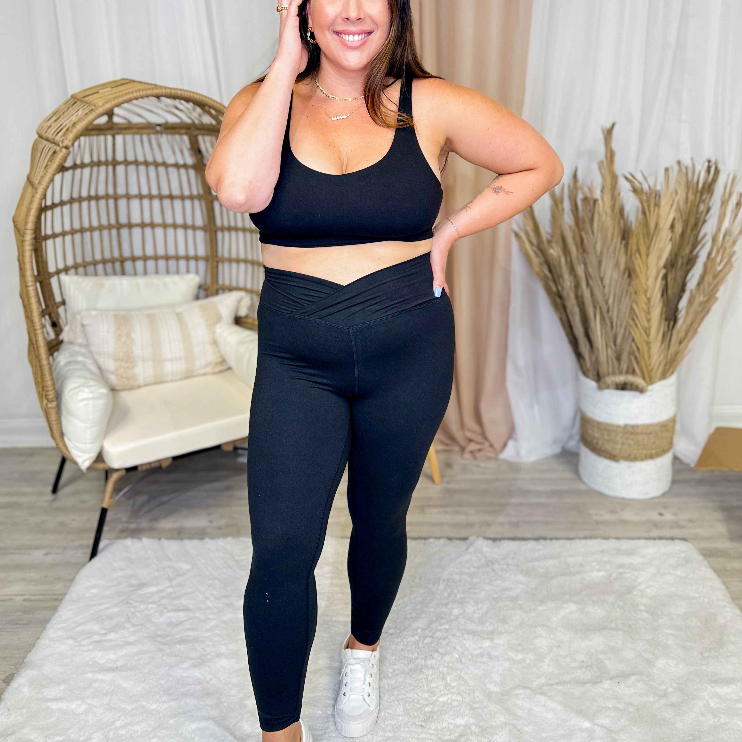 RESTOCK: Vixen V Leggings-180 LEGGINGS-Rae mode-Heathered Boho Boutique, Women's Fashion and Accessories in Palmetto, FL