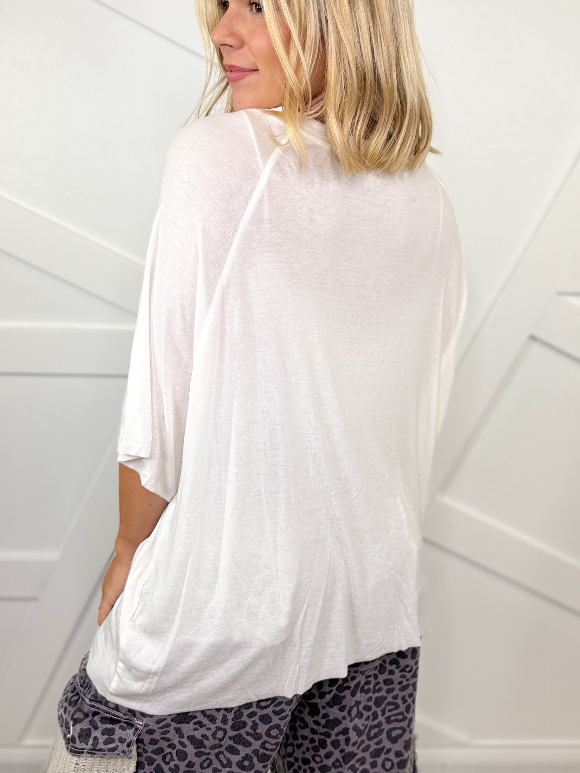 Restock: On Break Top-110 Short Sleeve Top-Pol-Heathered Boho Boutique, Women's Fashion and Accessories in Palmetto, FL
