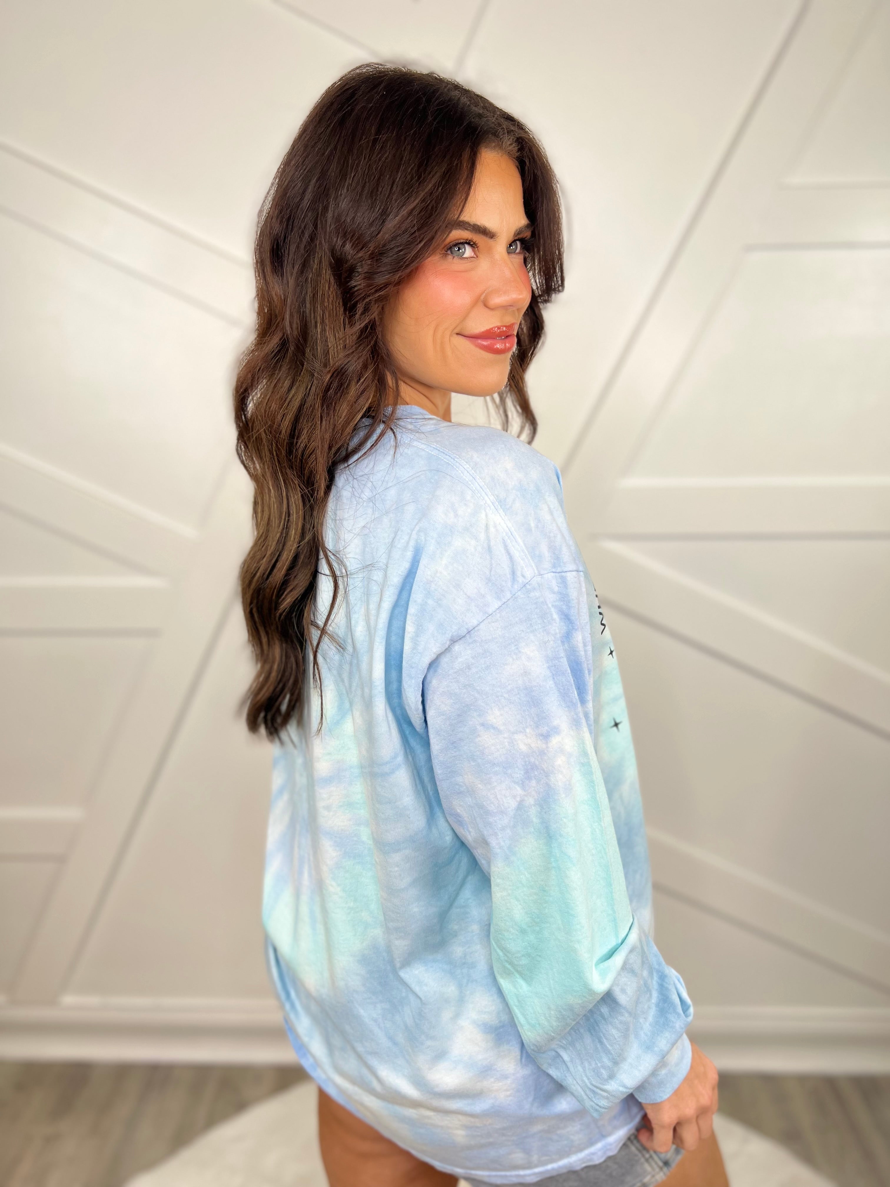 Dunk My Cookies Graphic Long Sleeve-130 Graphic Tees-Heathered Boho-Heathered Boho Boutique, Women's Fashion and Accessories in Palmetto, FL