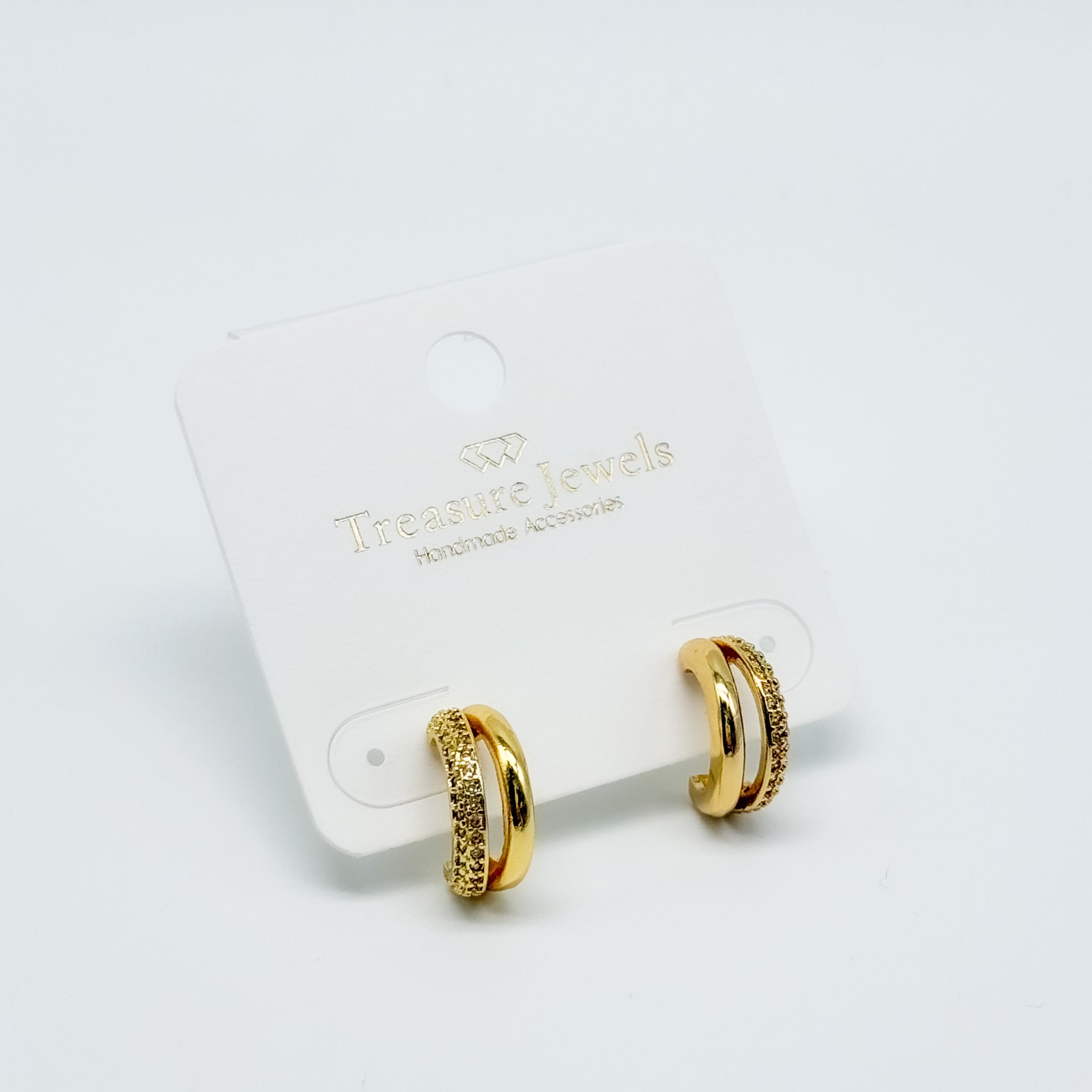 DOORBUSTER: Mini Mirage Hoop-310 Jewelry-Treasure Jewels-Heathered Boho Boutique, Women's Fashion and Accessories in Palmetto, FL