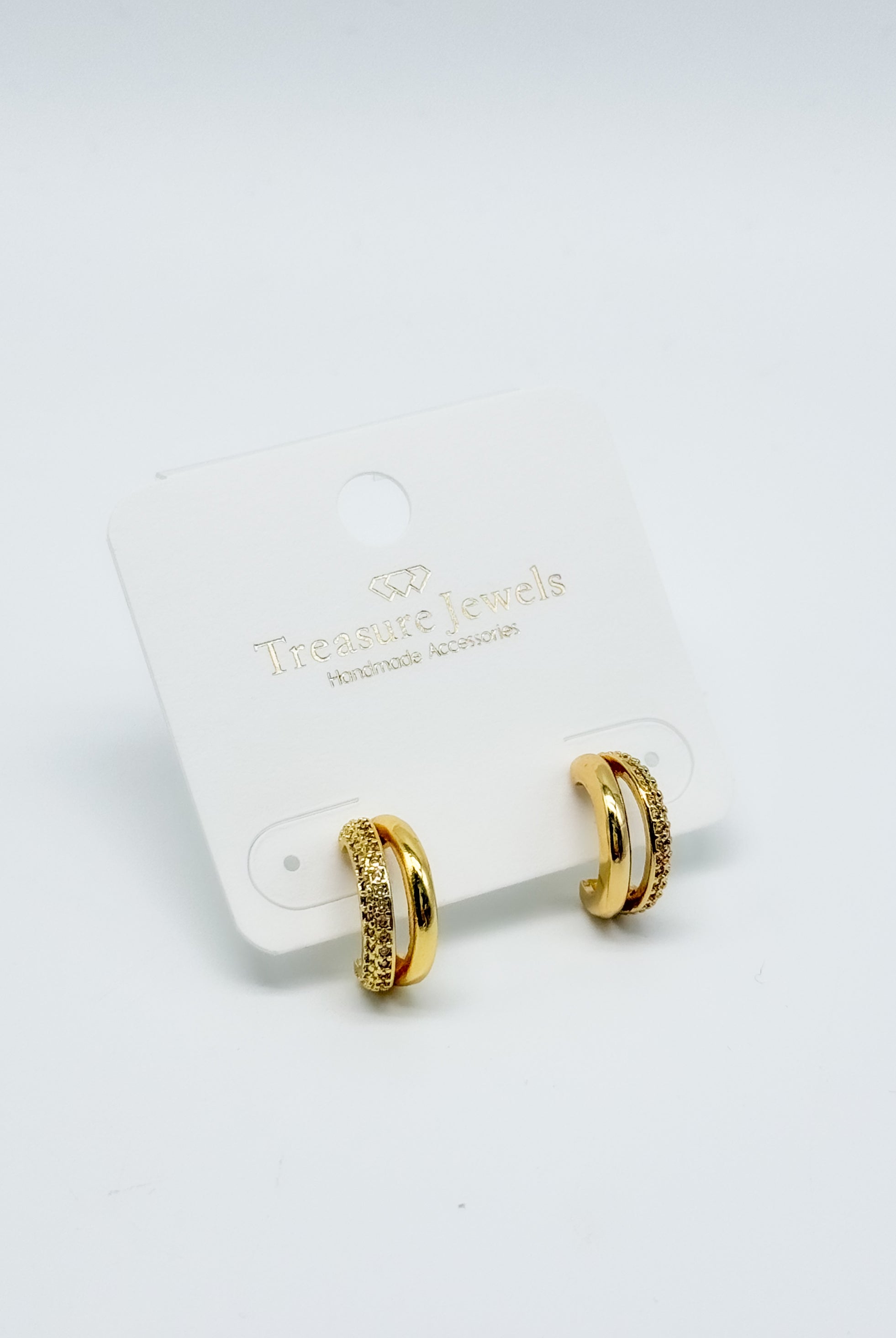 DOORBUSTER: Mini Mirage Hoop-310 Jewelry-Treasure Jewels-Heathered Boho Boutique, Women's Fashion and Accessories in Palmetto, FL