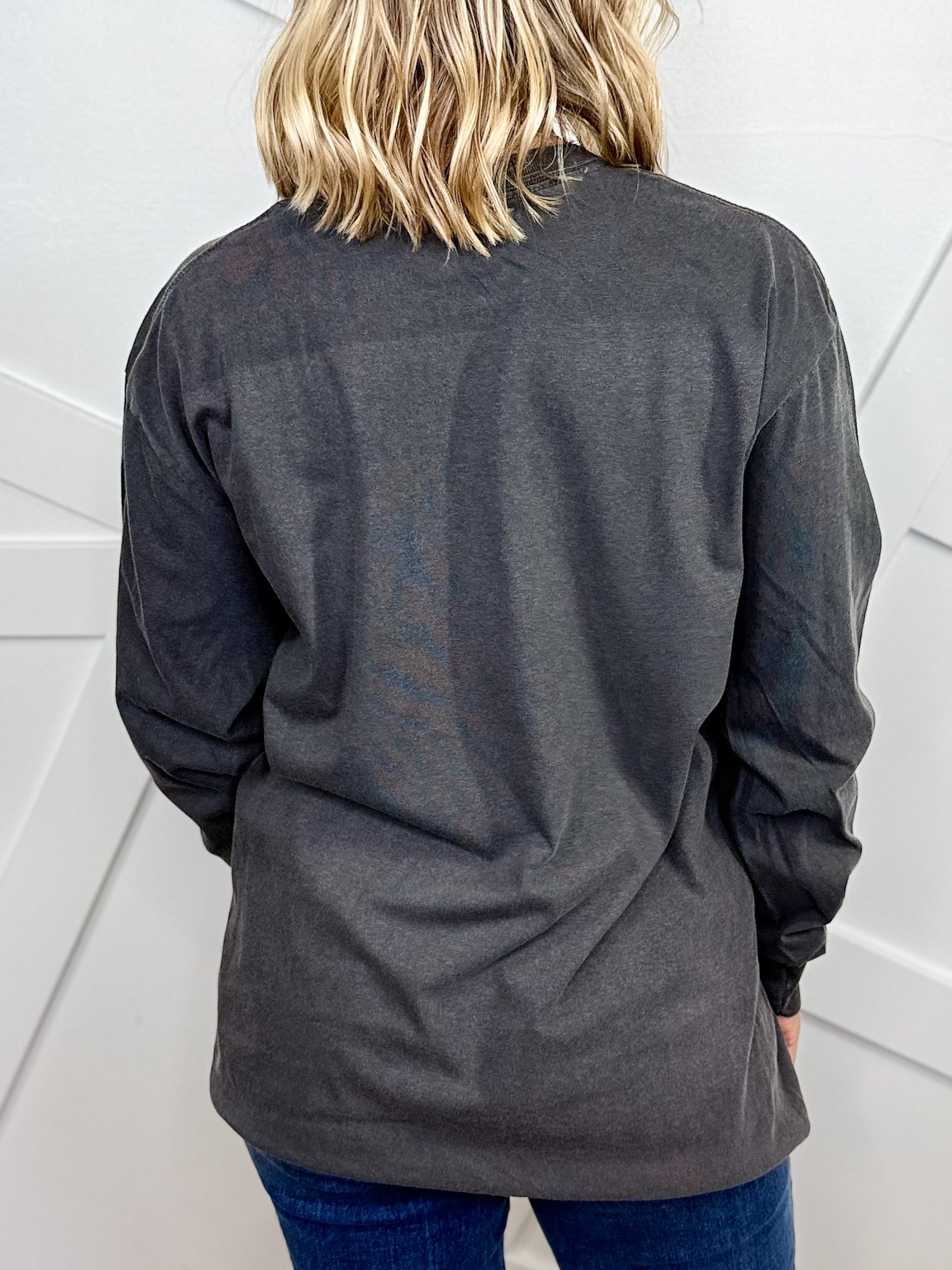 Not Always A Train Wreck Graphic Long Sleeve-Pepper-130 Graphic Tees-Heathered Boho-Heathered Boho Boutique, Women's Fashion and Accessories in Palmetto, FL