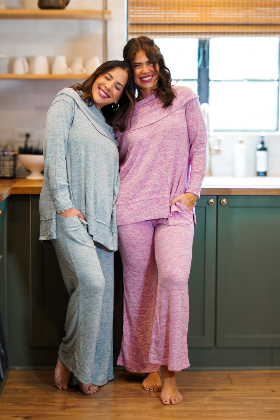 Luxe Lounge Set - Ruby-240 Activewear/Sets-DEAR SCARLETT-Heathered Boho Boutique, Women's Fashion and Accessories in Palmetto, FL