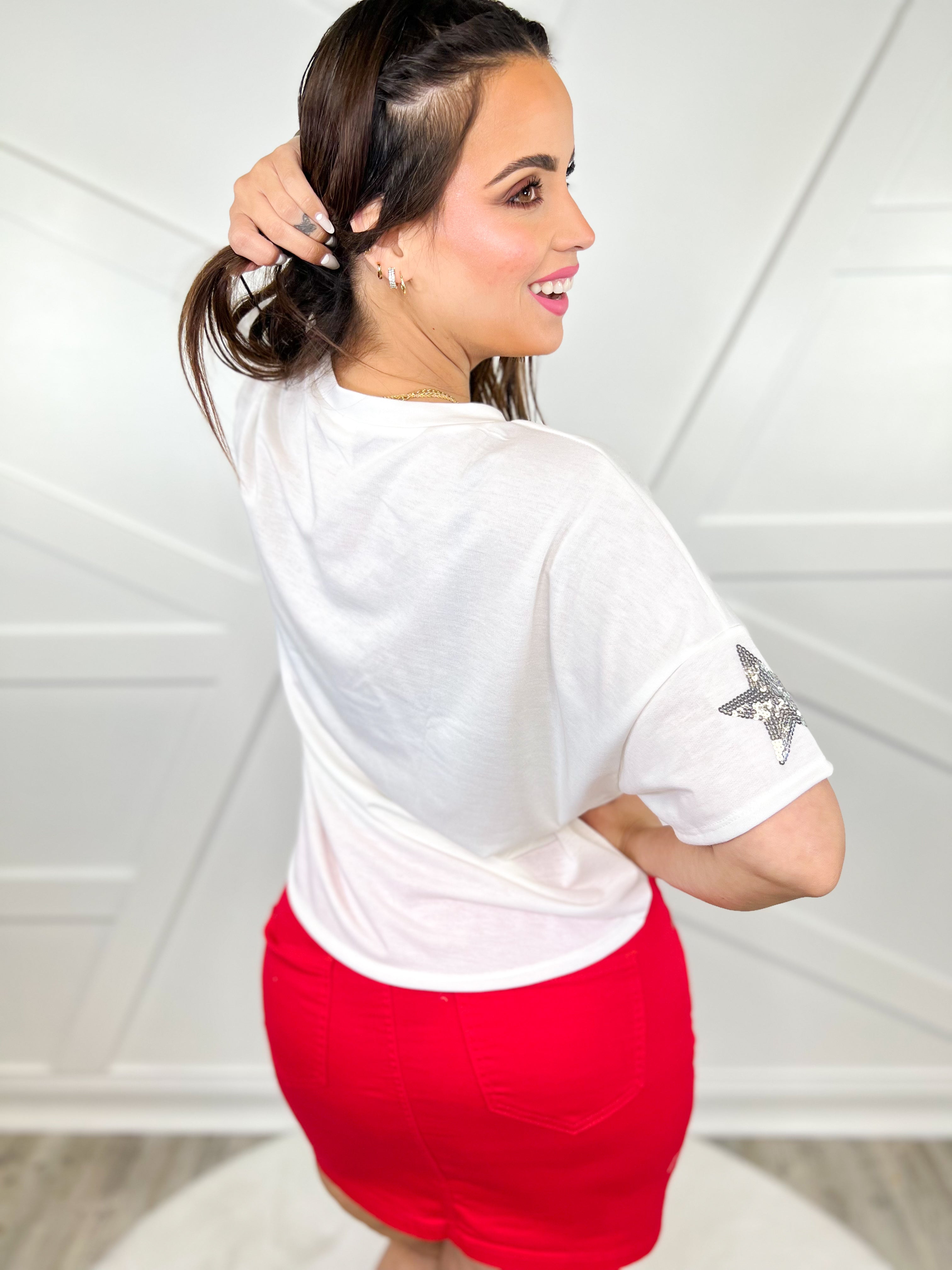 Nova Denim Skirt-170 Skort/ Skirt-Jess Lea-Heathered Boho Boutique, Women's Fashion and Accessories in Palmetto, FL